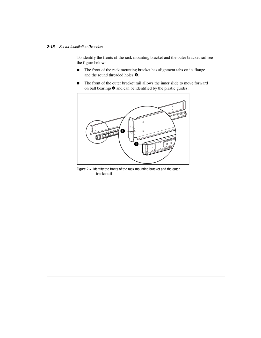 Compaq 1850R manual 16Server Installation Overview 