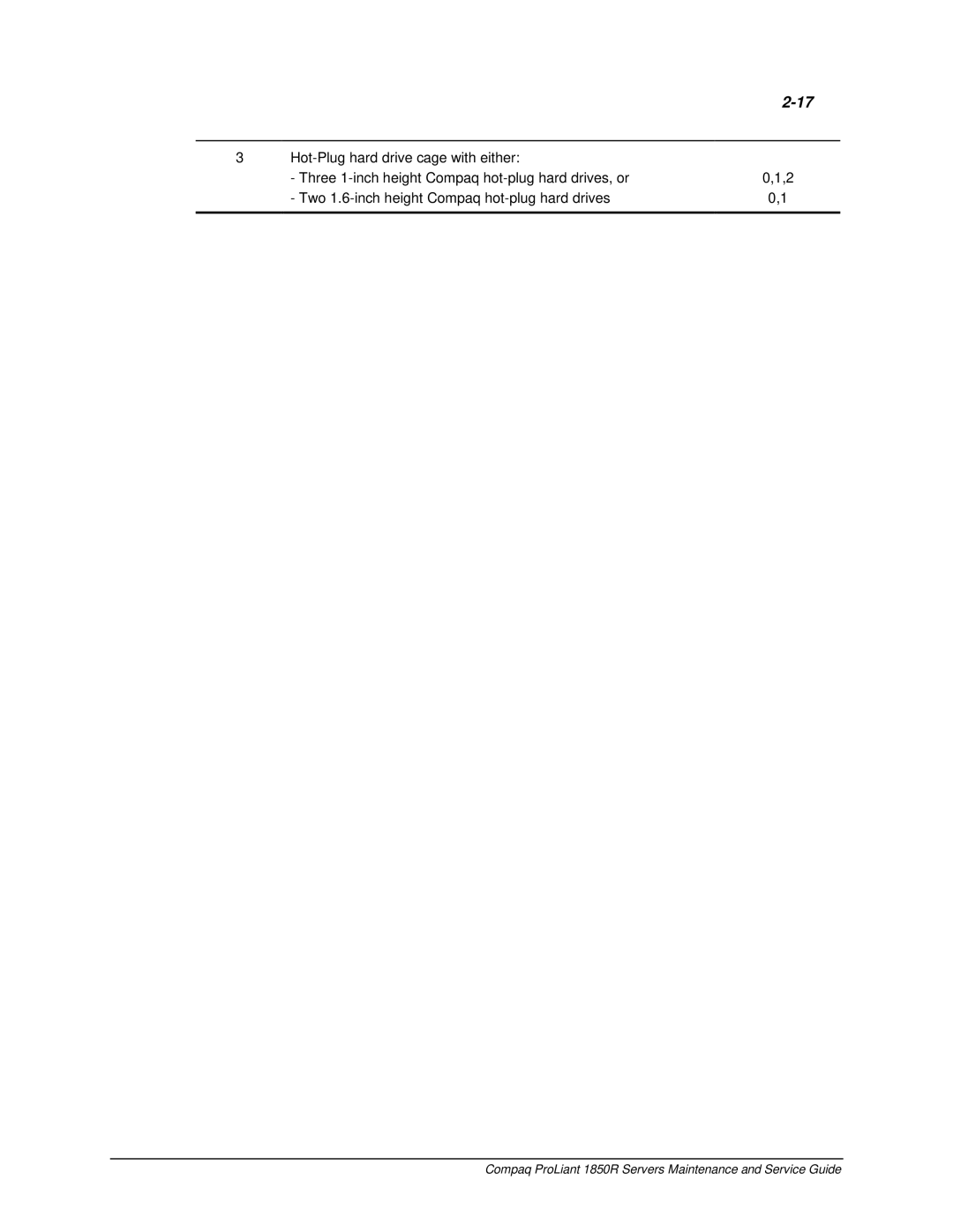 Compaq manual Compaq ProLiant 1850R Servers Maintenance and Service Guide 