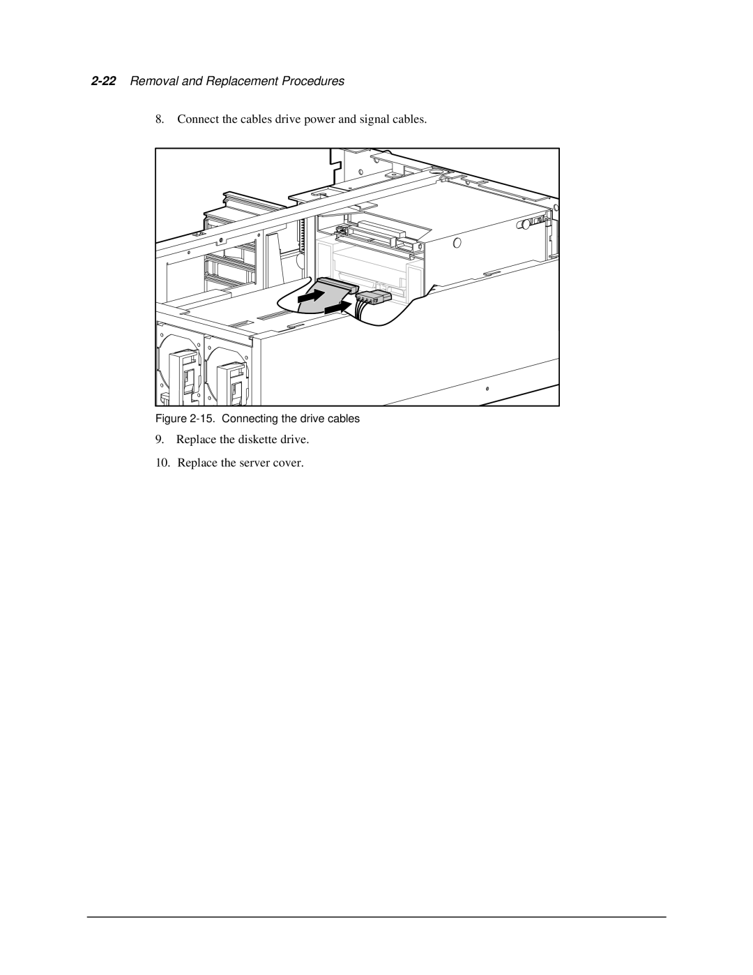 Compaq 1850R manual 22Removal and Replacement Procedures 