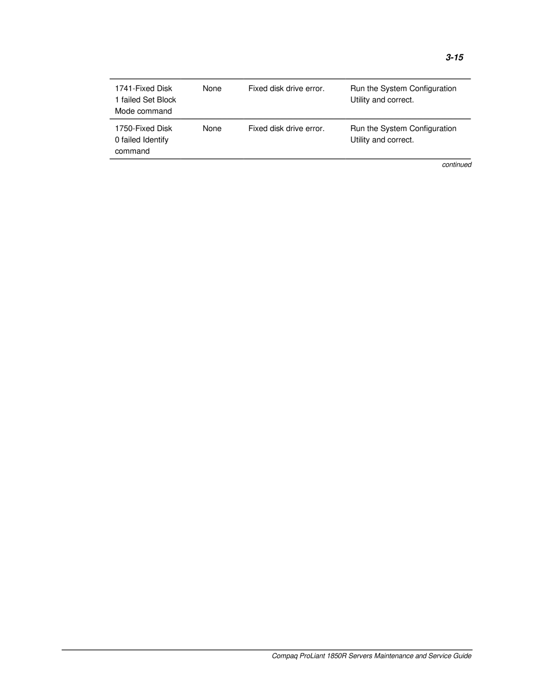 Compaq manual Compaq ProLiant 1850R Servers Maintenance and Service Guide 