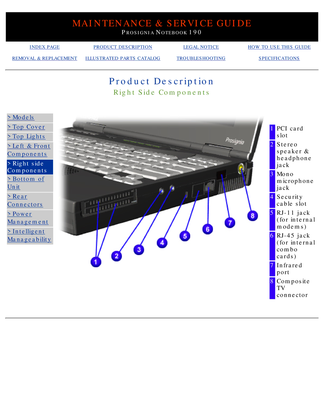 Compaq 190 manual Maintenance & Service Guide 