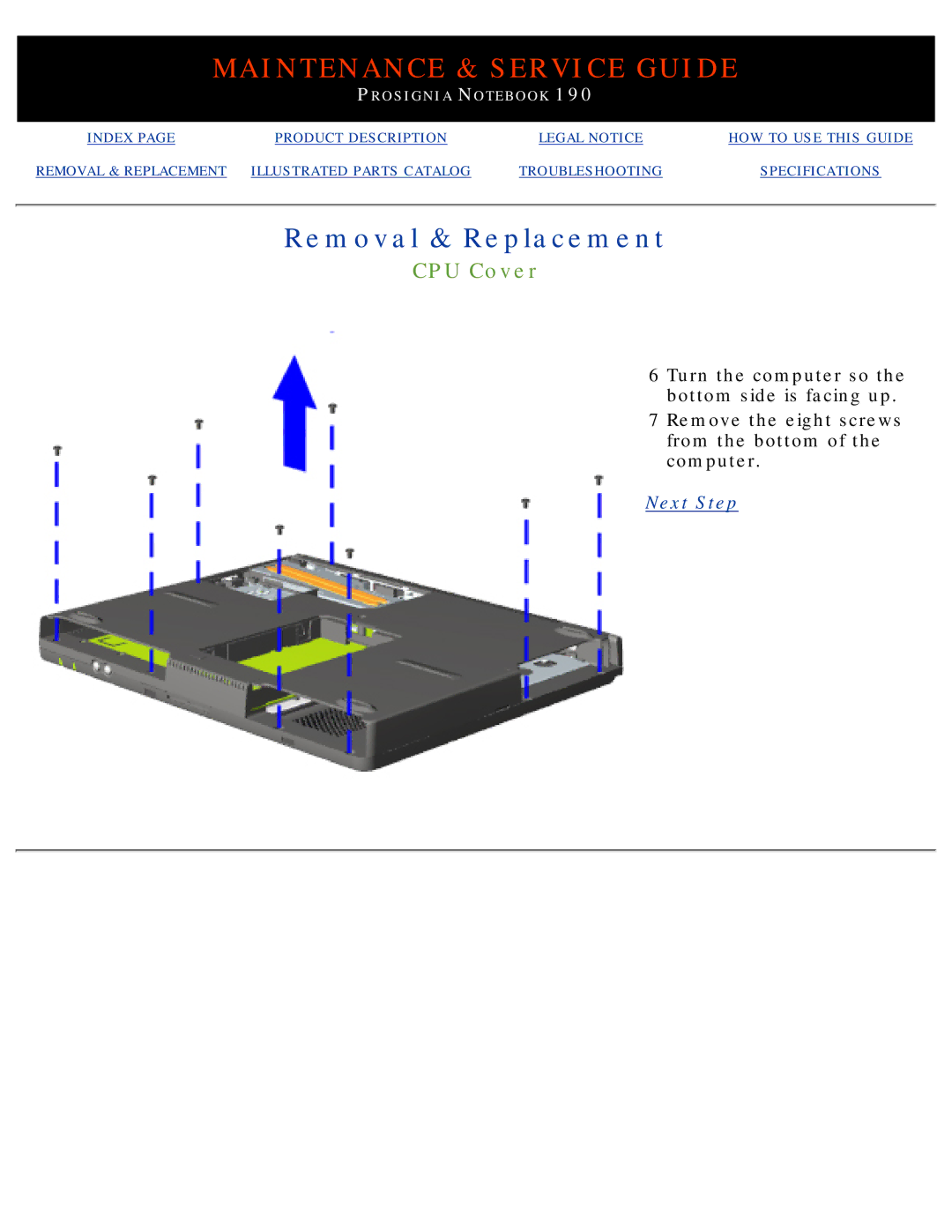 Compaq 190 manual CPU Cover 