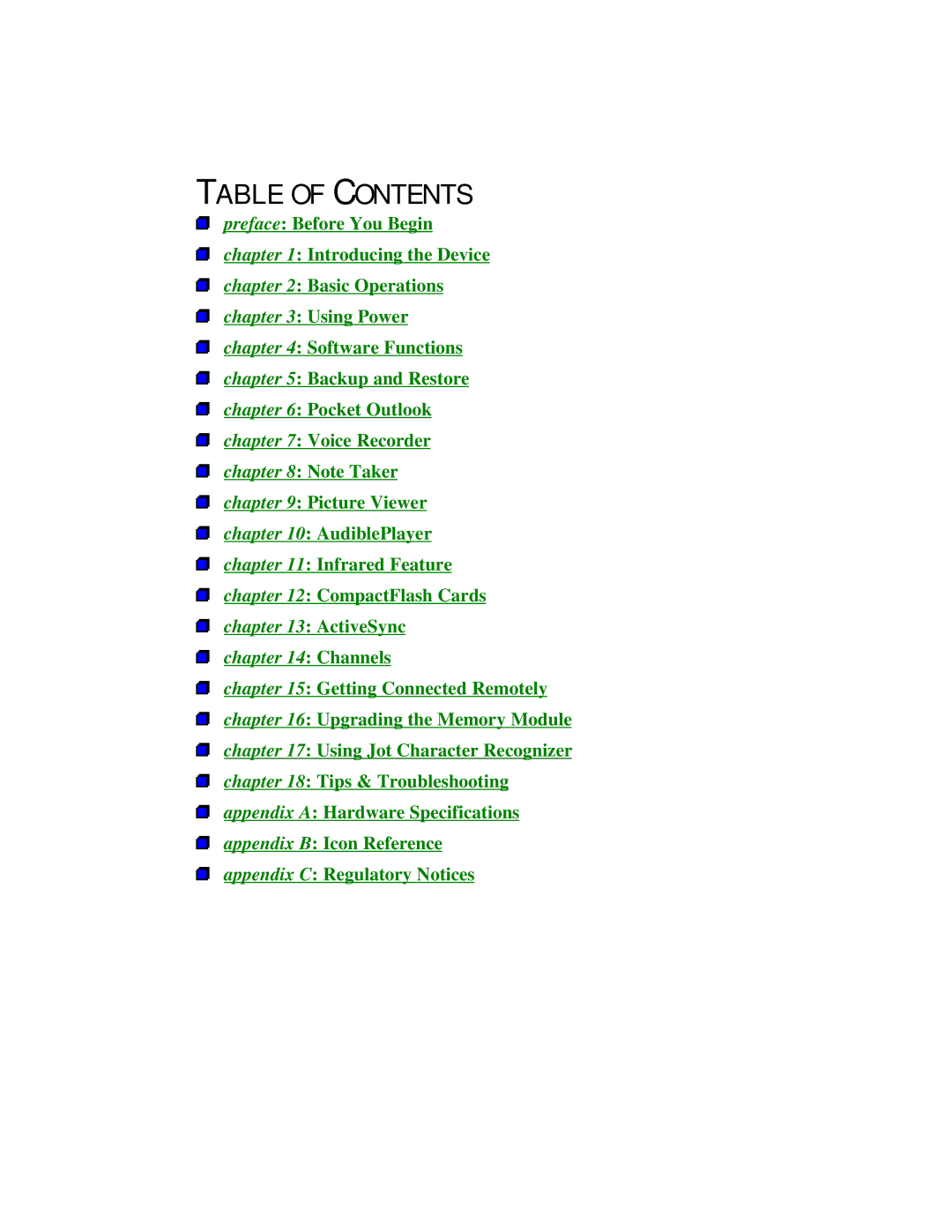 Compaq 2100 manual Table of Contents 