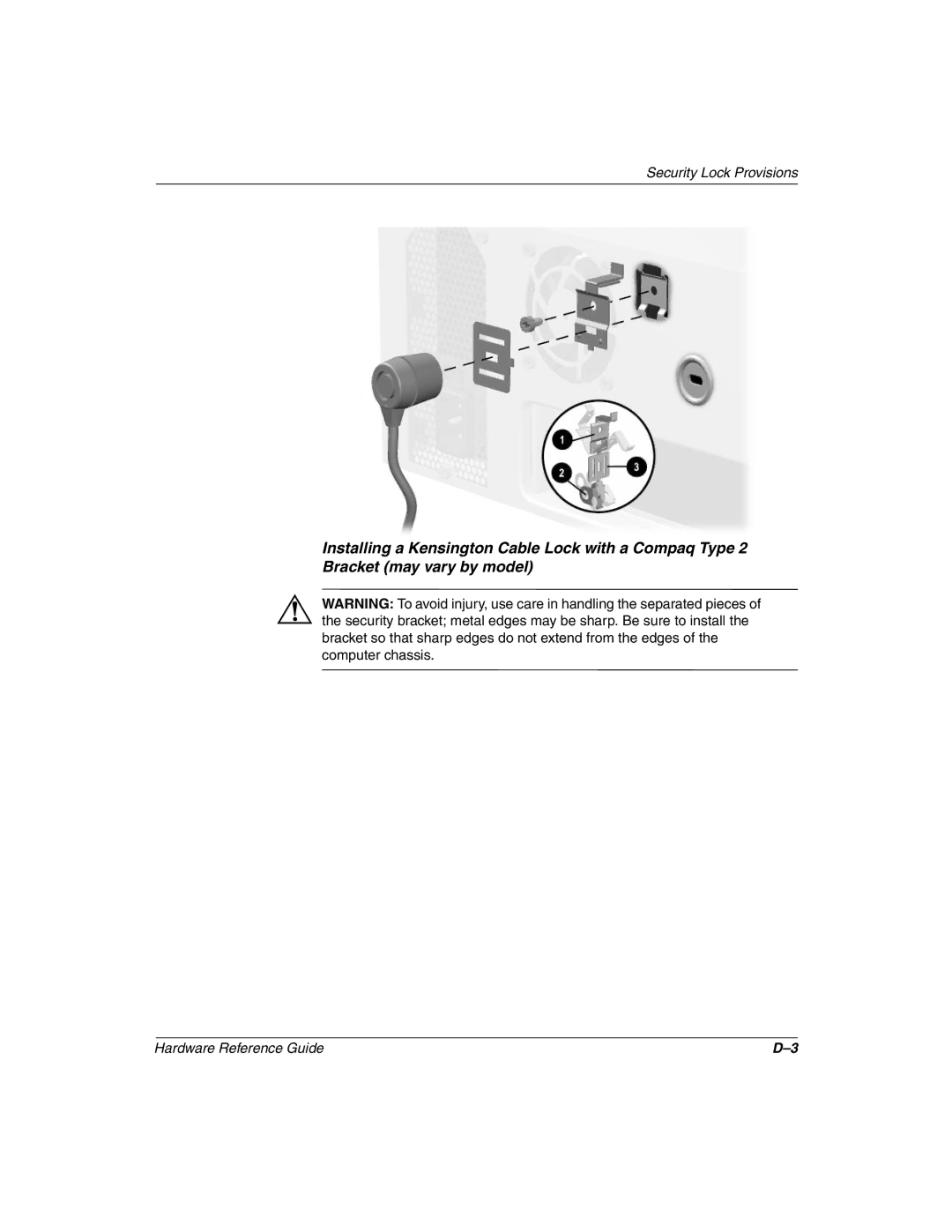 Compaq 243850-002 manual Hardware Reference Guide 