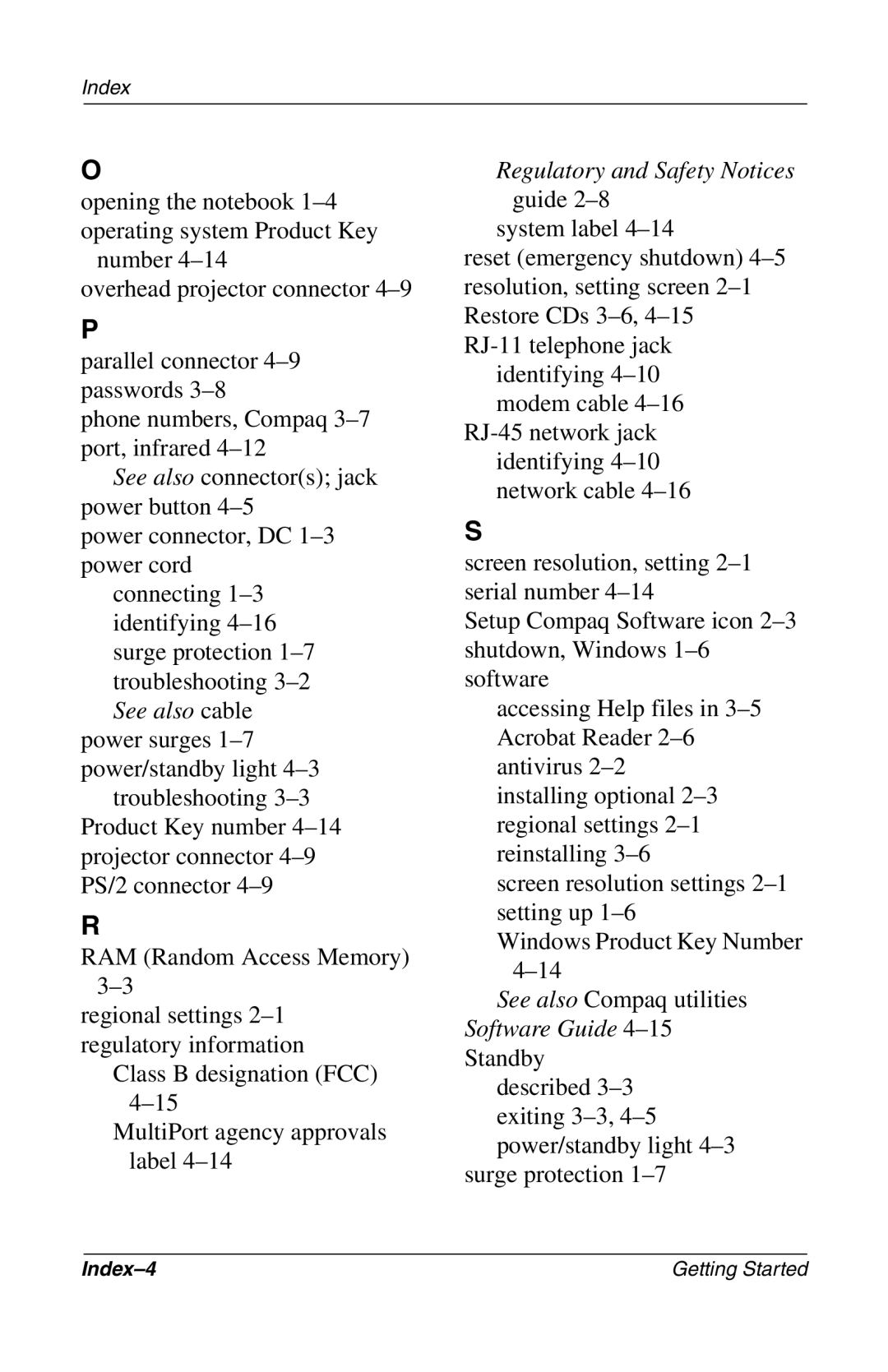 Compaq 272637-001 manual Regulatory and Safety Notices 