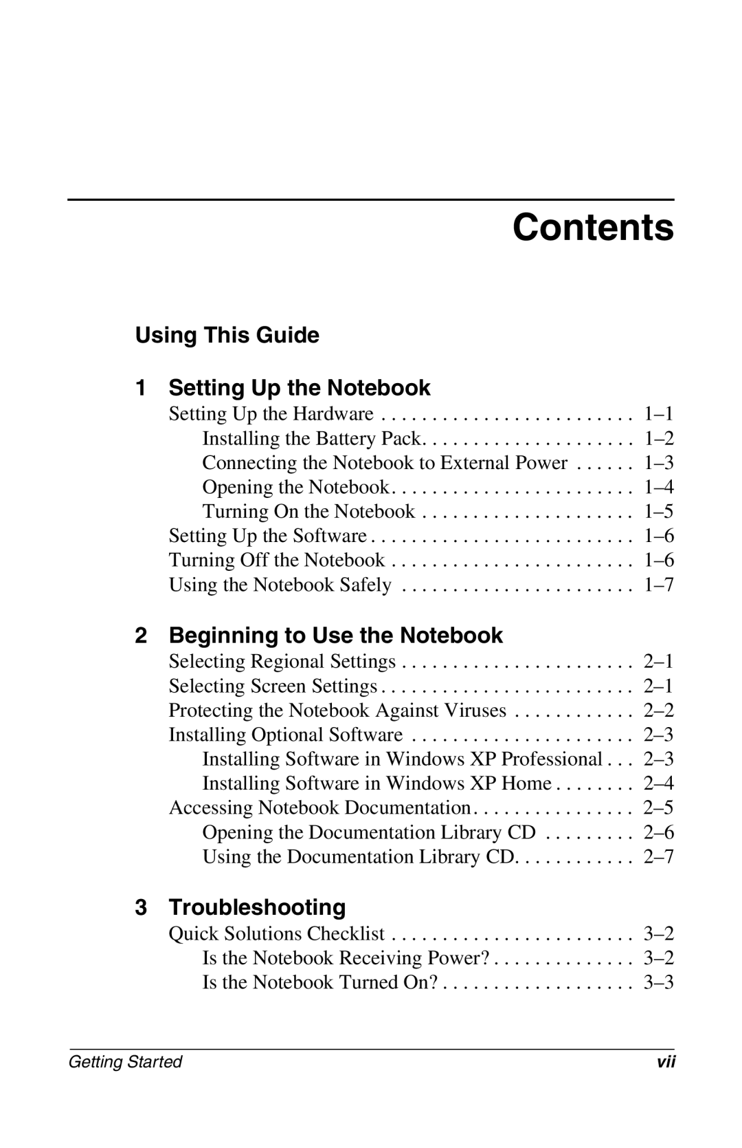 Compaq 272637-001 manual Contents 