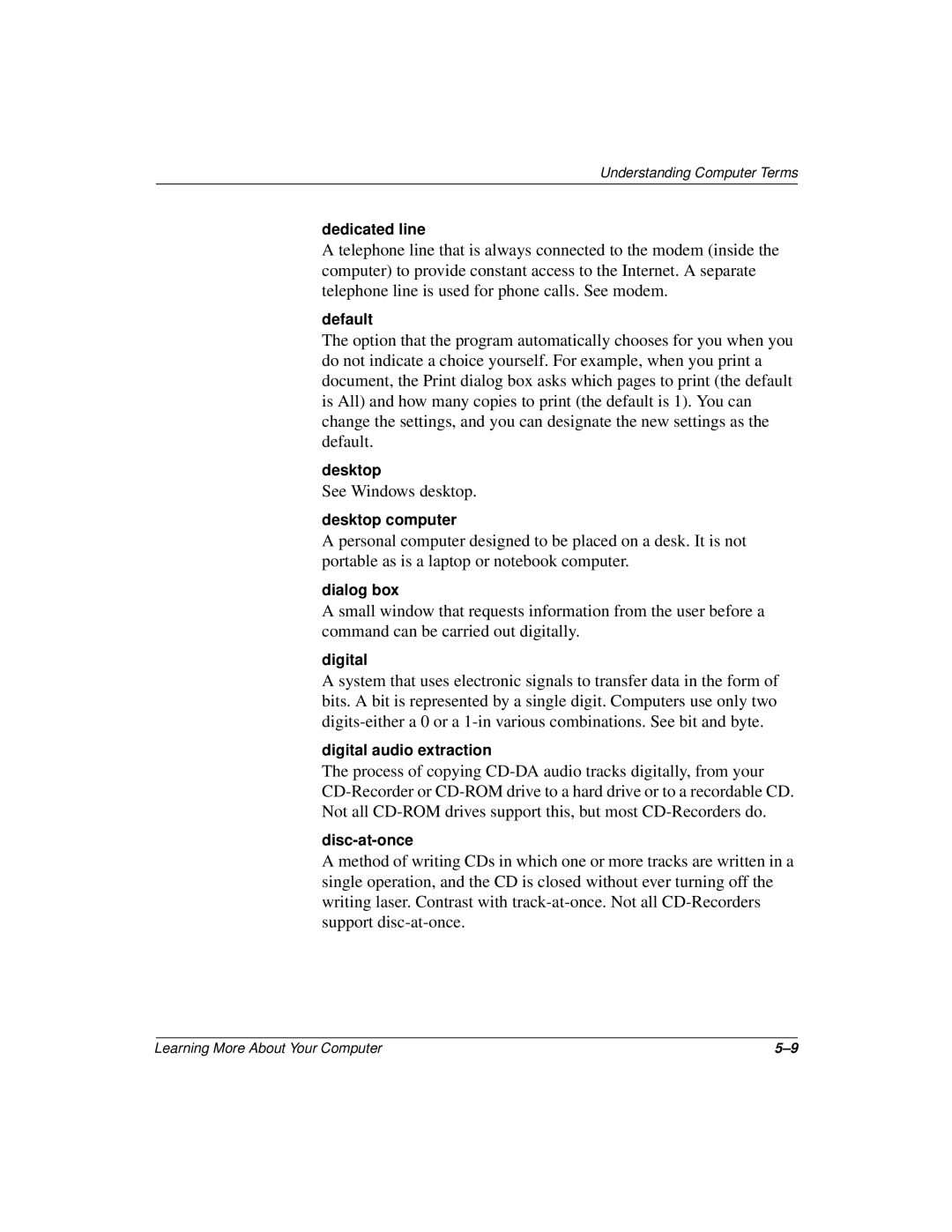 Compaq 277958-001 manual See Windows desktop 