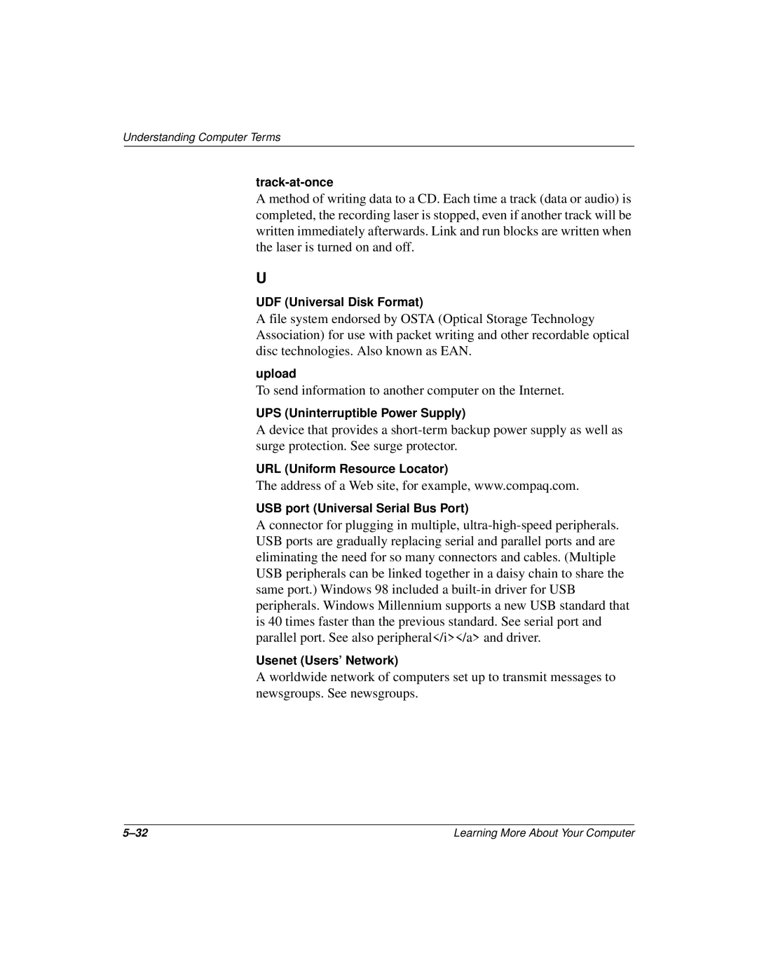 Compaq 277958-001 manual To send information to another computer on the Internet 