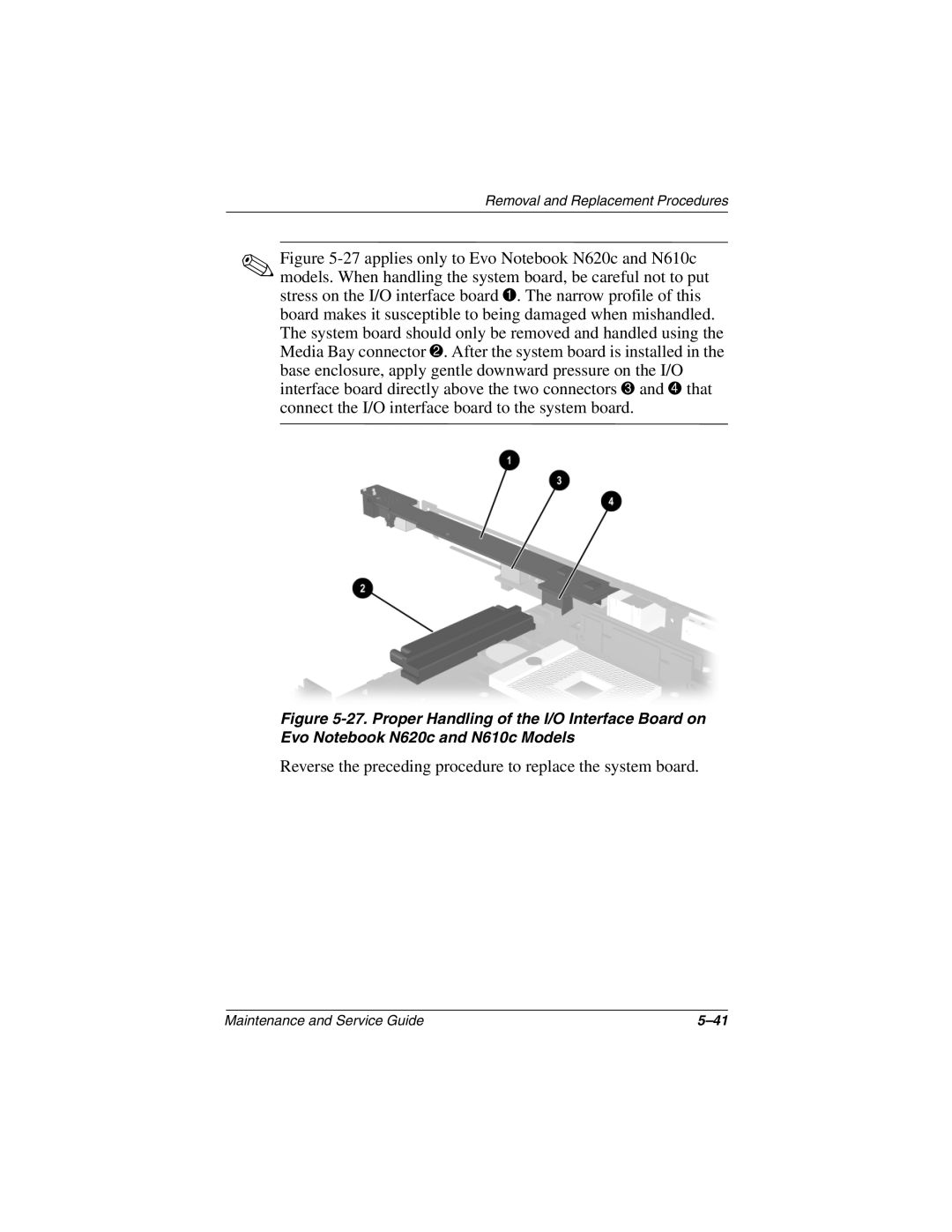 Compaq 279362-002 manual Reverse the preceding procedure to replace the system board 