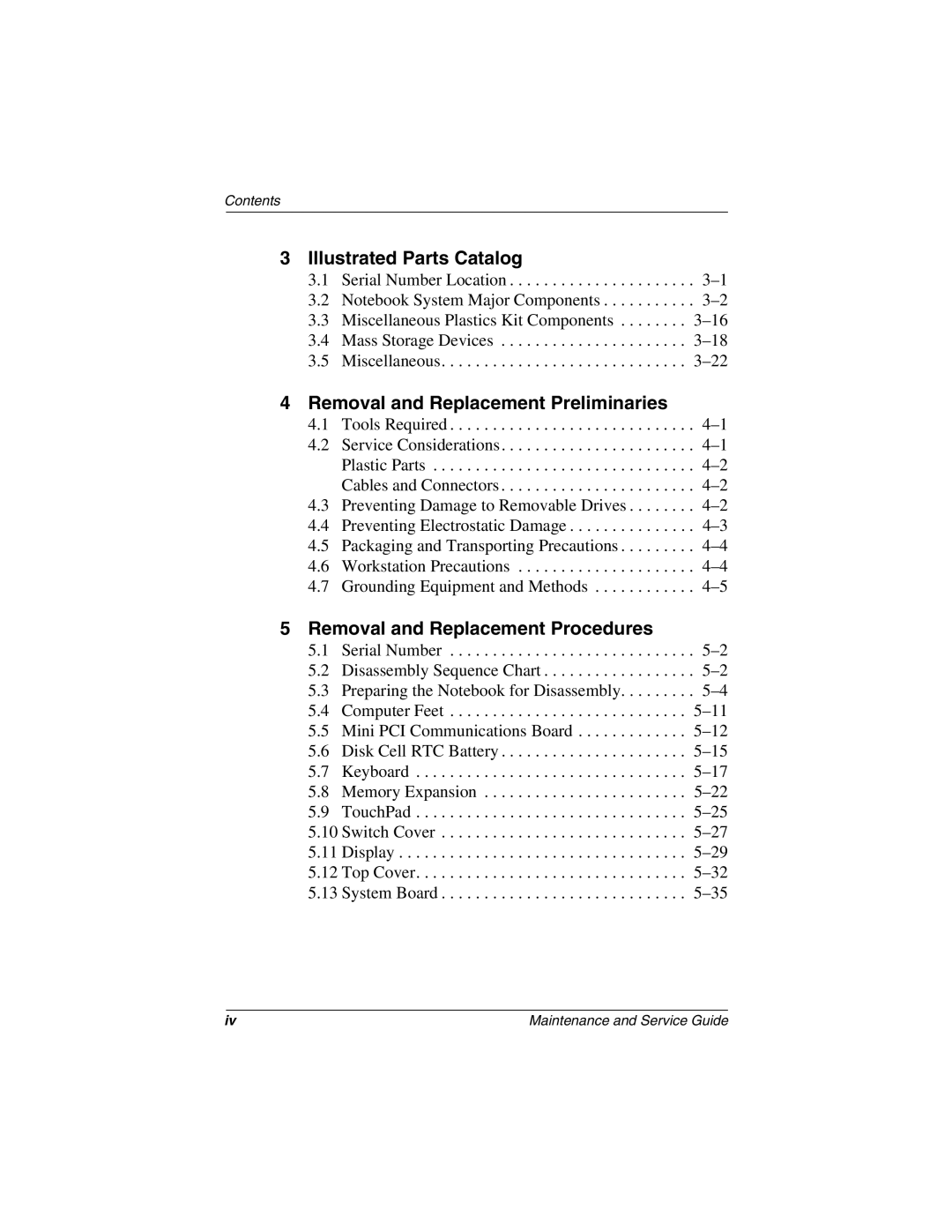 Compaq 279362-002 Illustrated Parts Catalog, Removal and Replacement Preliminaries, Removal and Replacement Procedures 