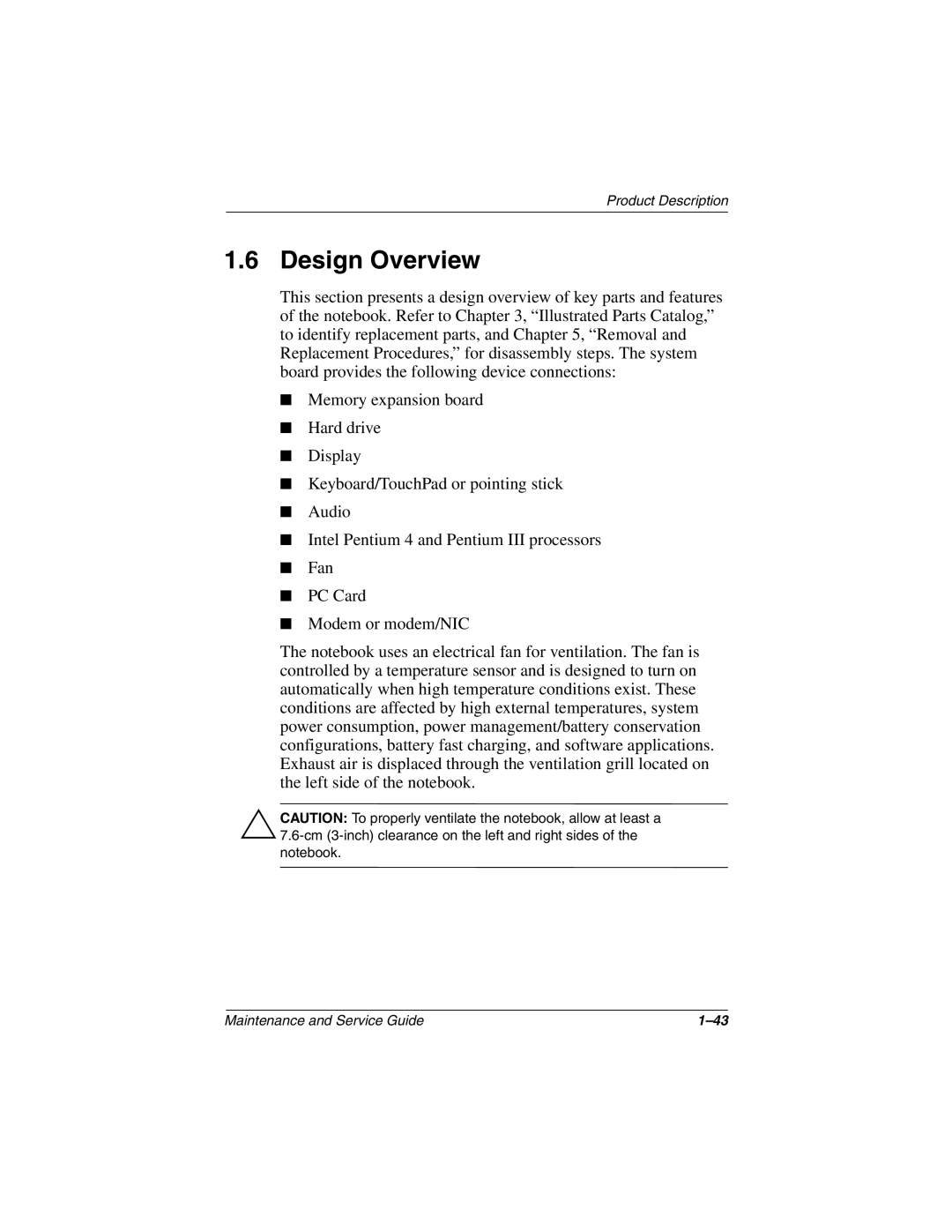 Compaq 279362-002 manual Design Overview 