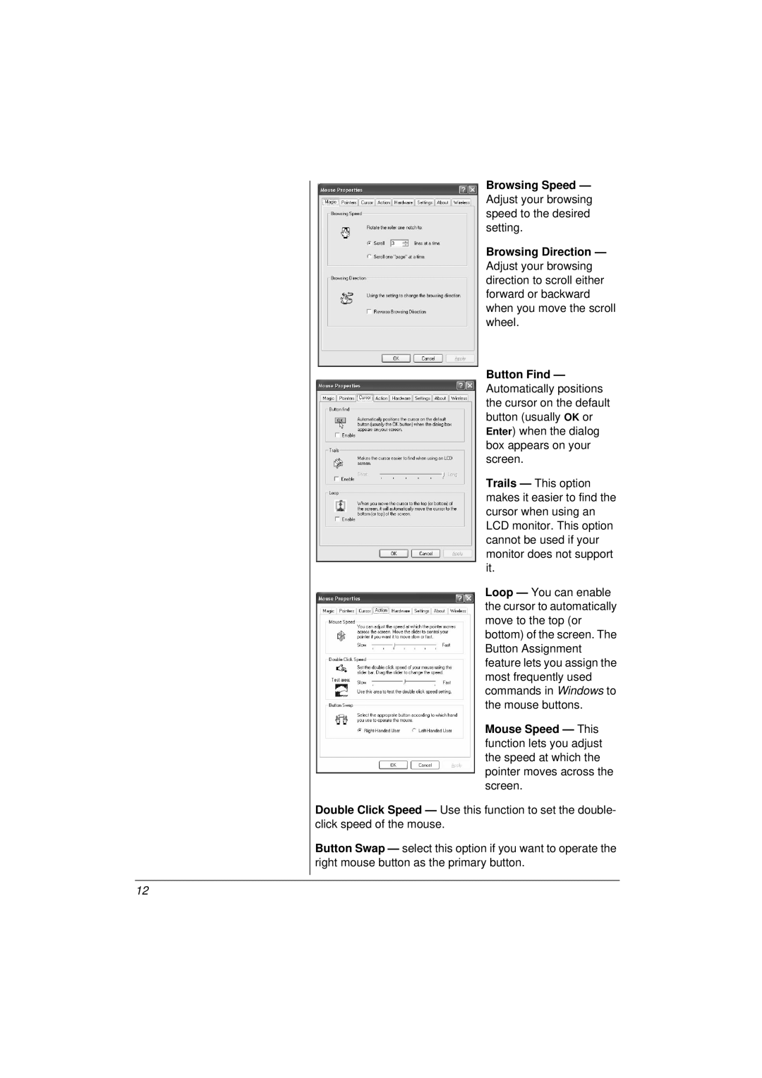 Compaq 27MHz owner manual Browsing Speed 