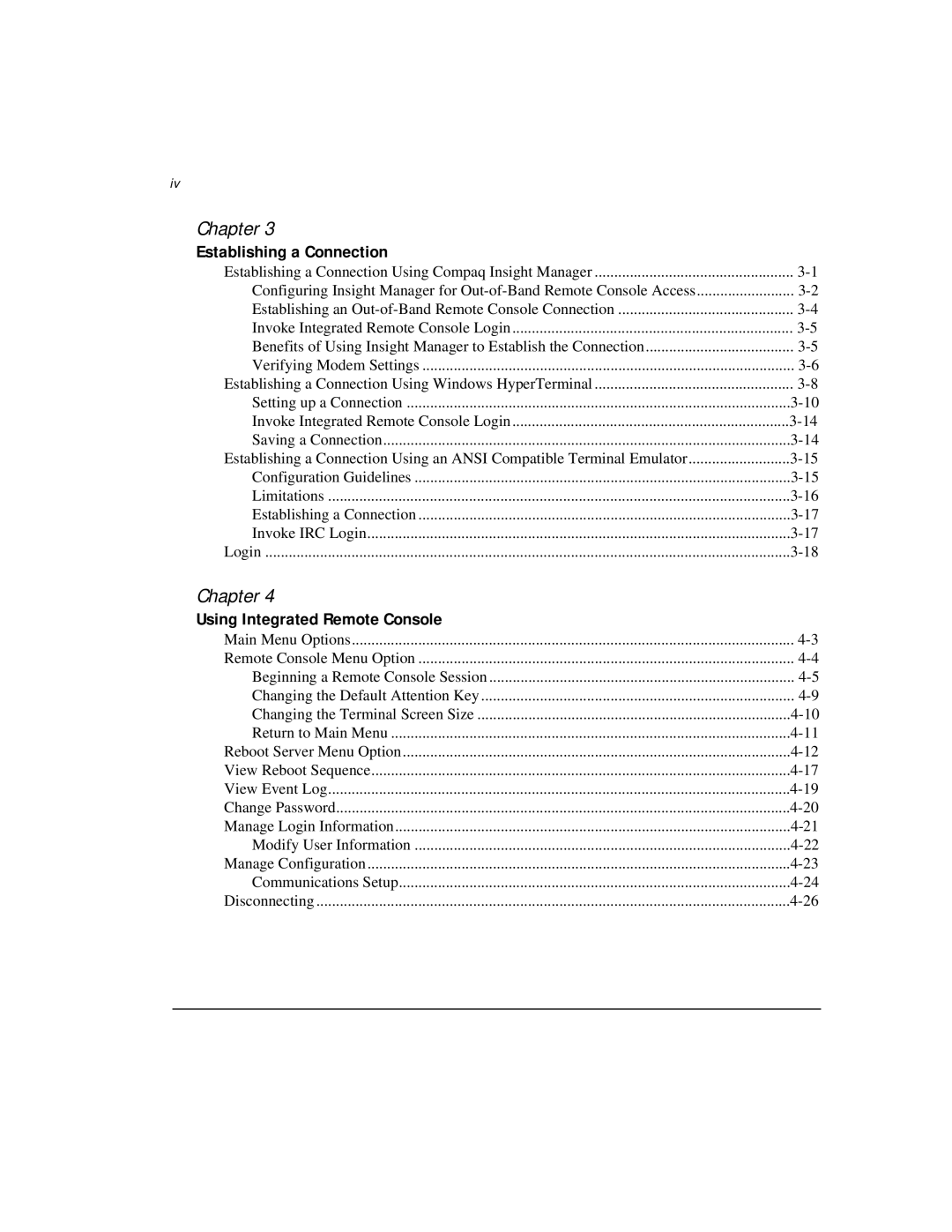 Compaq 281862-002 manual Establishing a Connection 