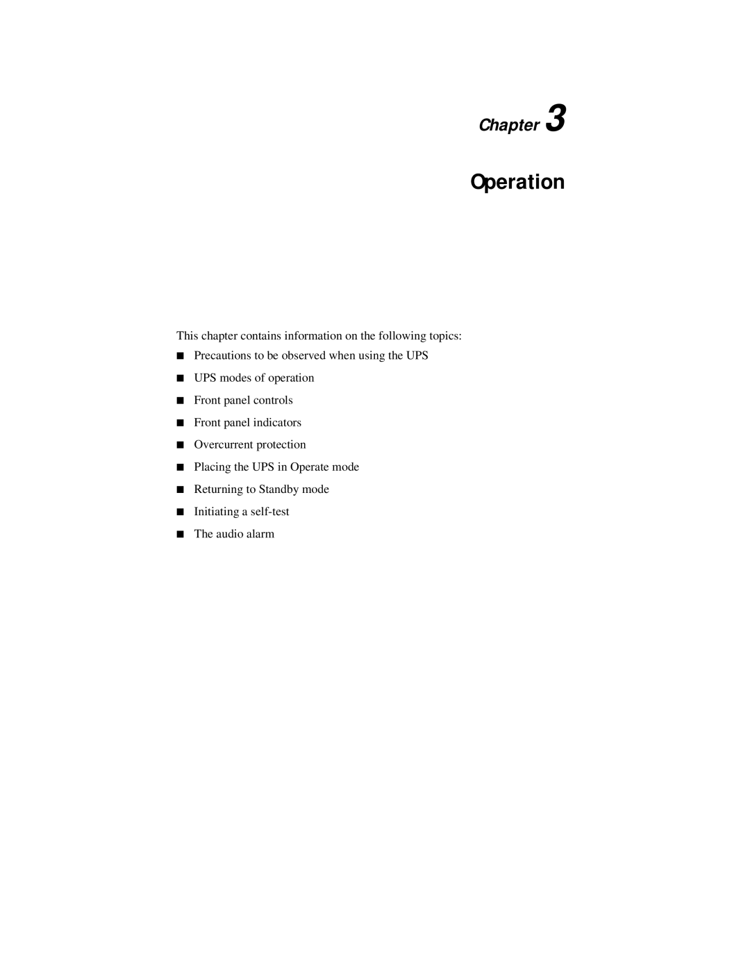 Compaq 3000 Series manual Operation 