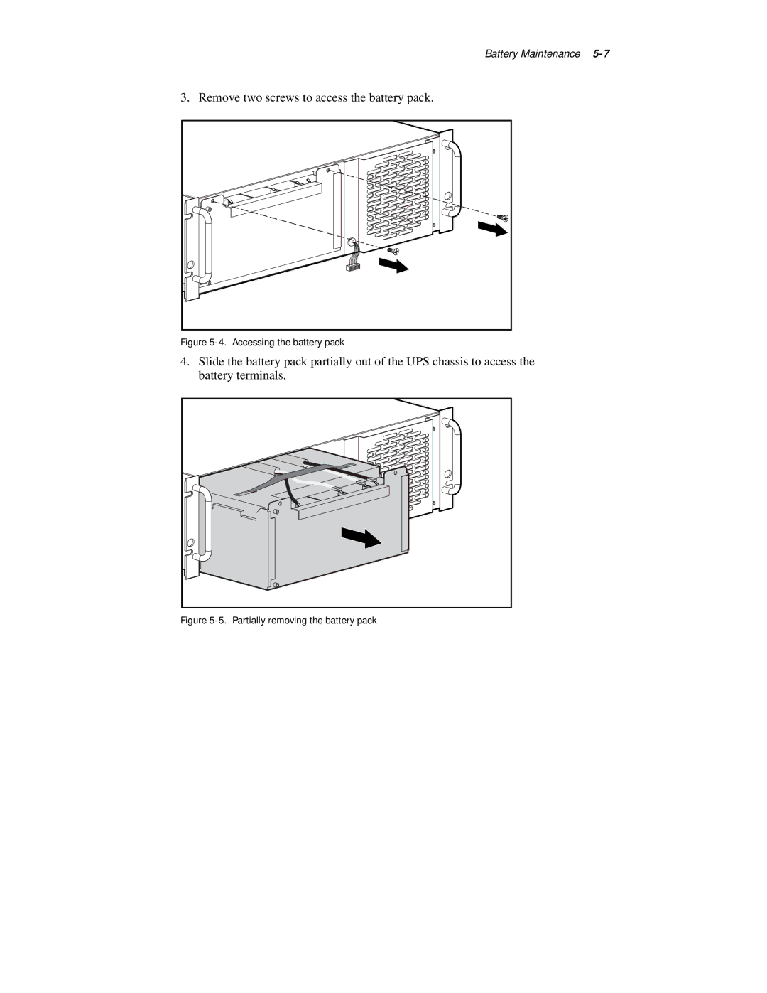 Compaq 3000 Series manual Remove two screws to access the battery pack 