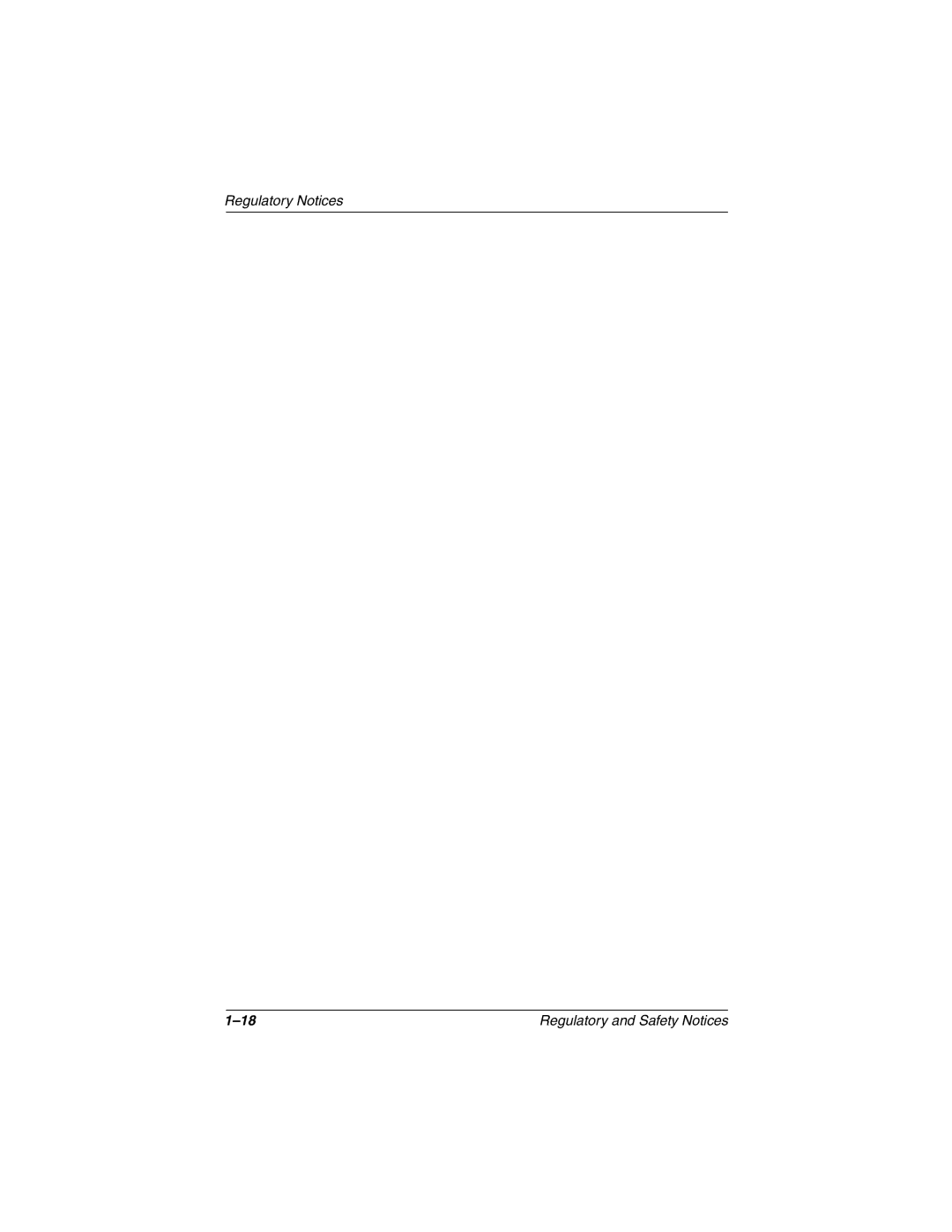 Compaq 3000 Series manual Regulatory Notices 