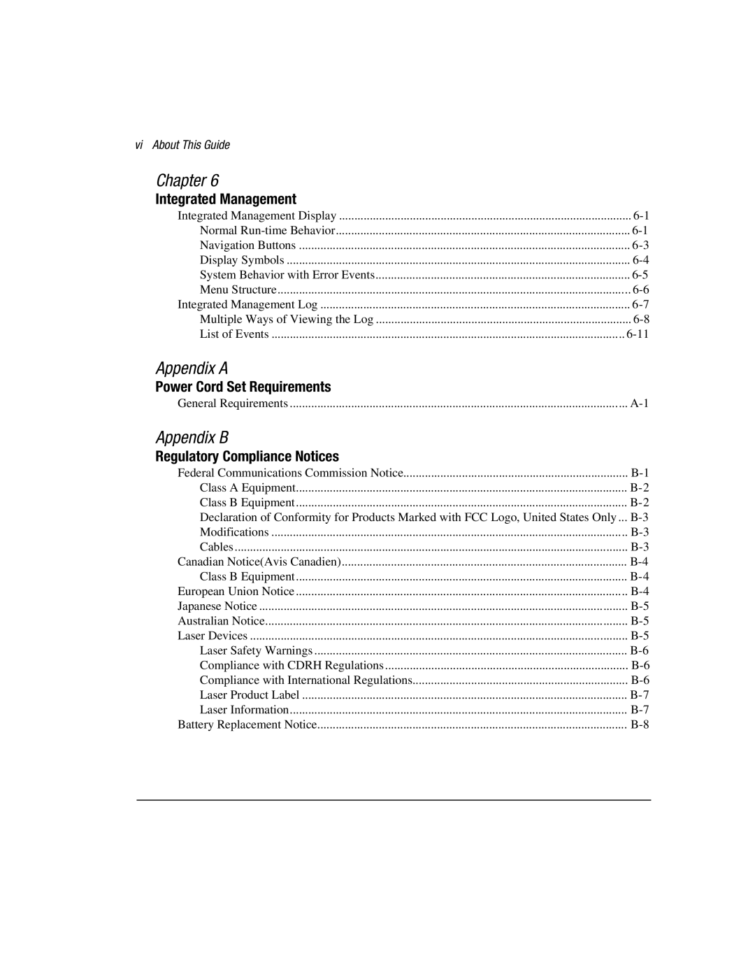 Compaq 3000 manual Integrated Management, Vi About This Guide 