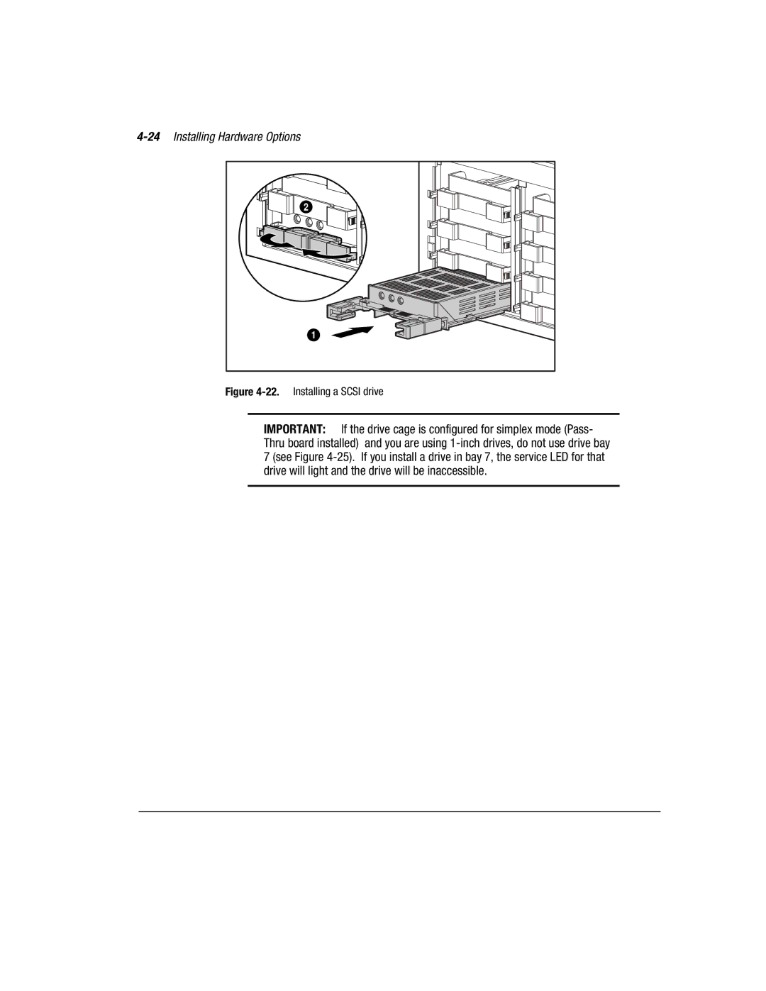 Compaq 3000 manual 24Installing Hardware Options 