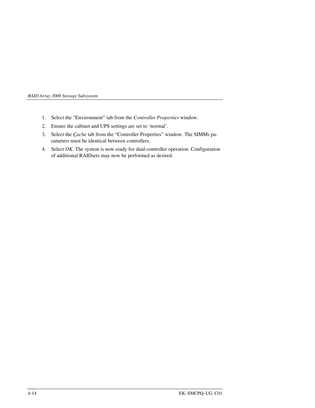 Compaq manual RAID Array 3000 Storage Subsystem 