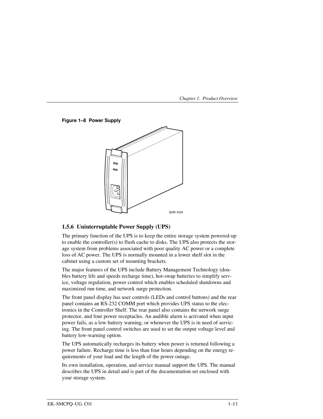 Compaq 3000 manual Uninterruptable Power Supply UPS 