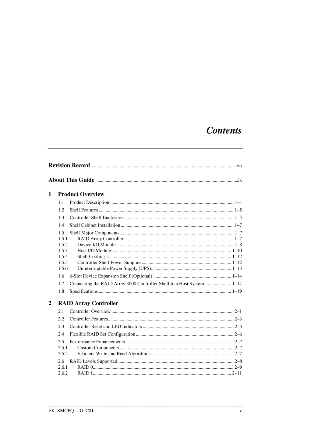 Compaq 3000 manual Contents 