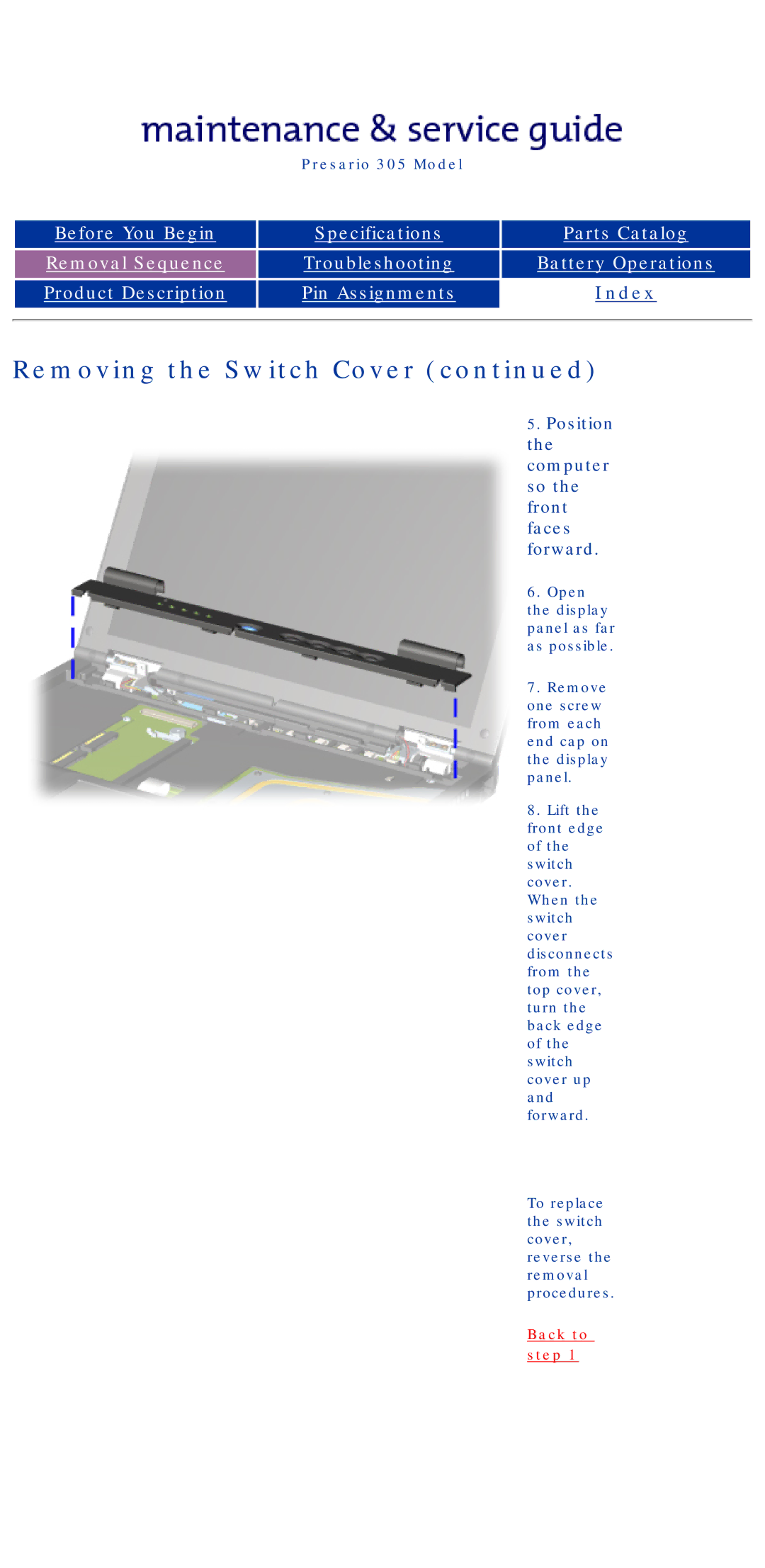 Compaq 305 specifications Position the computer so the front faces forward 