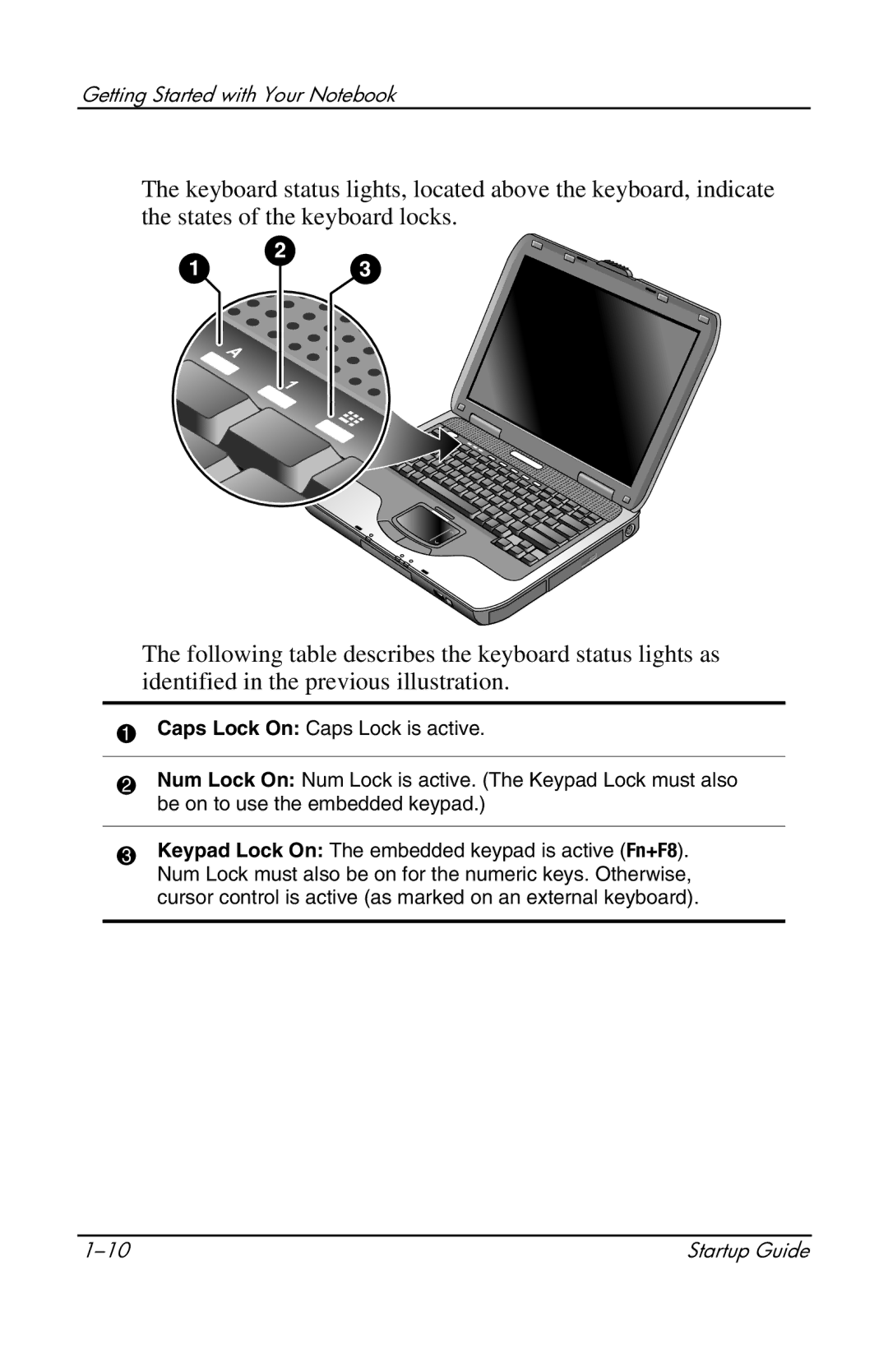 Compaq 319921-001 manual Getting Started with Your Notebook 