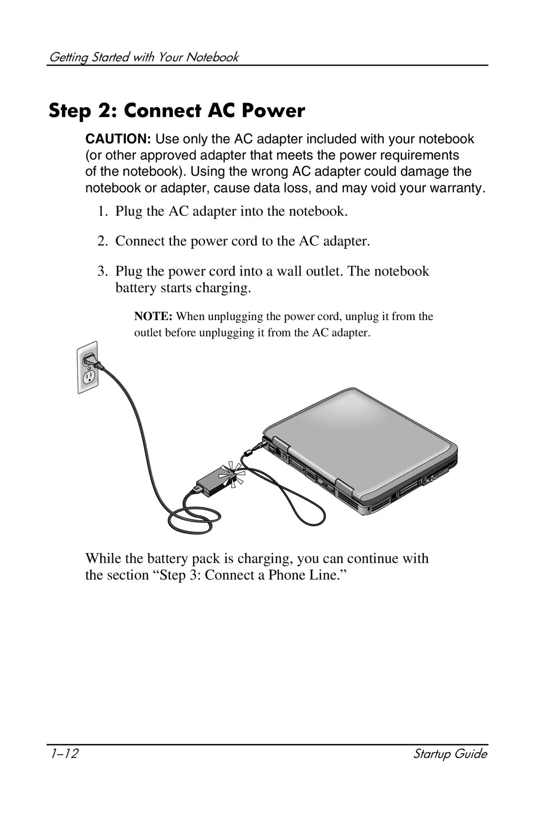 Compaq 319921-001 manual Connect AC Power 