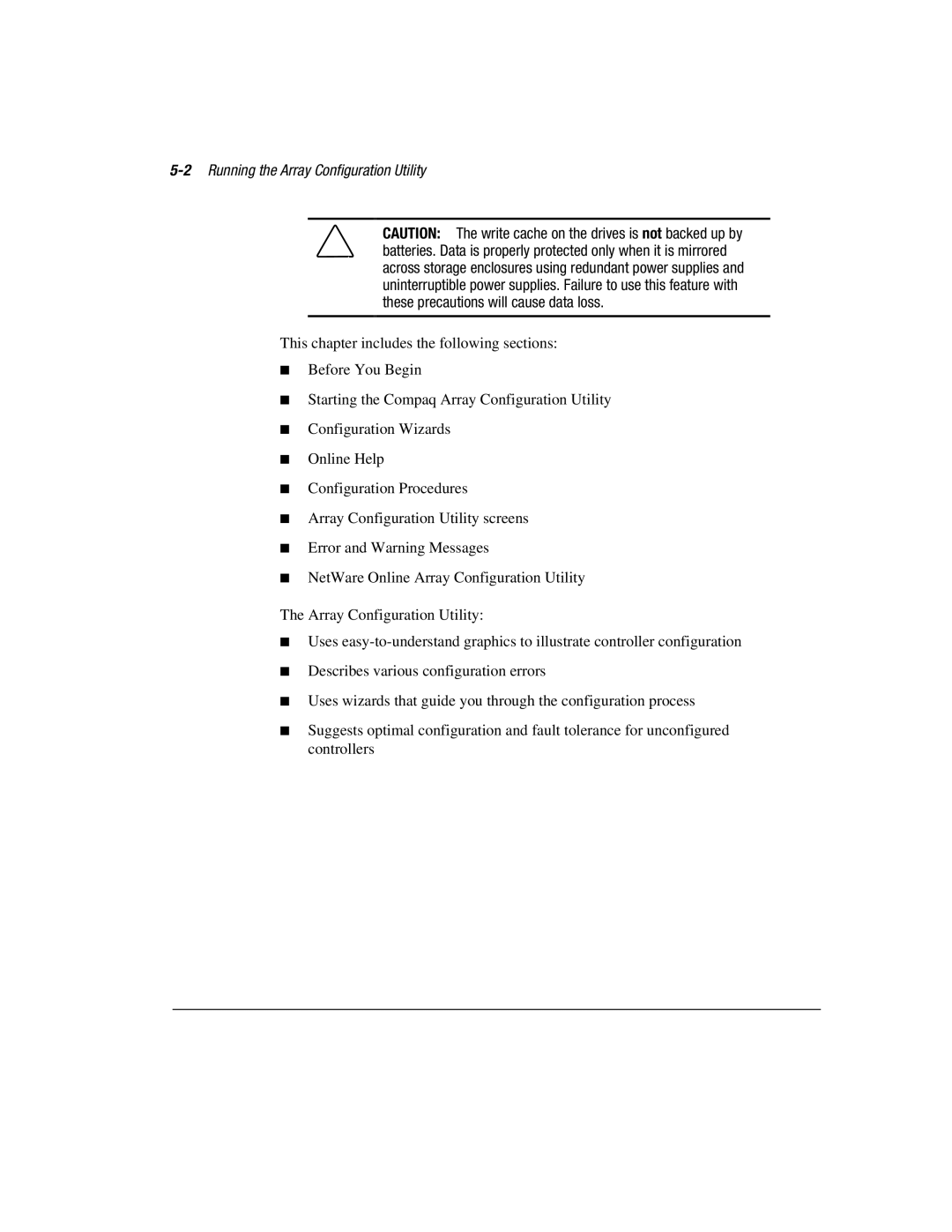 Compaq 3200 manual 2Running the Array Configuration Utility 