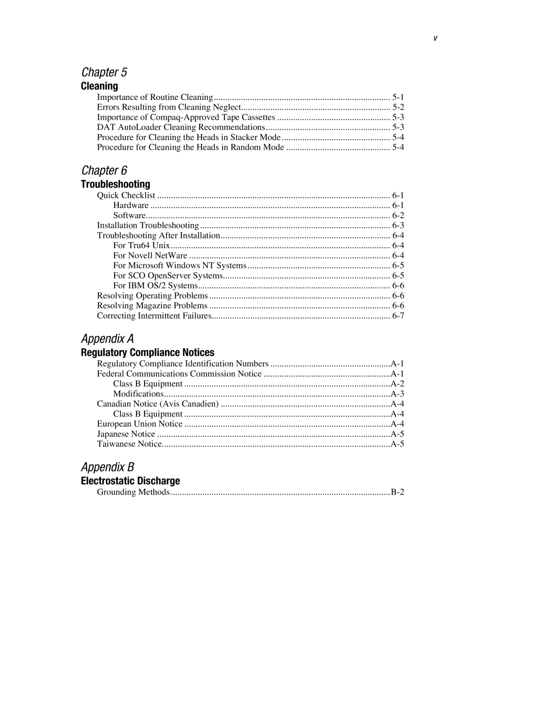 Compaq 326817-003 manual Appendix B 