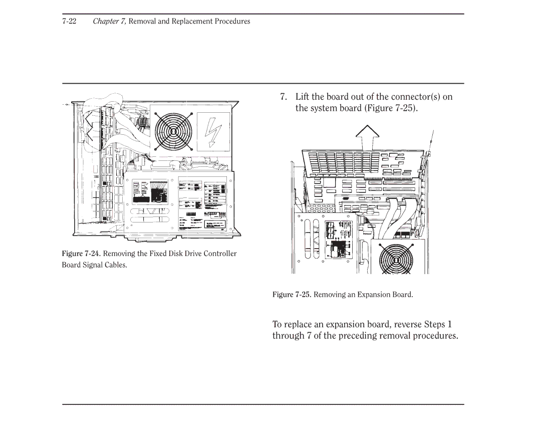 Compaq 386 manual Removing an Expansion Board 