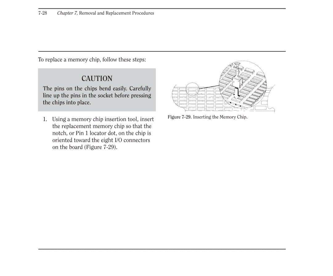 Compaq 386 manual To replace a memory chip, follow these steps 