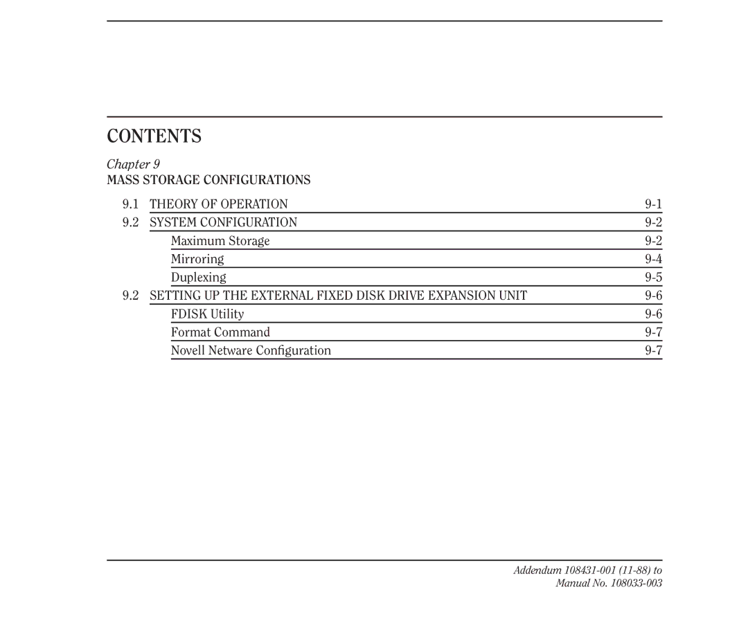 Compaq 386 manual Theory of Operation System Configuration 