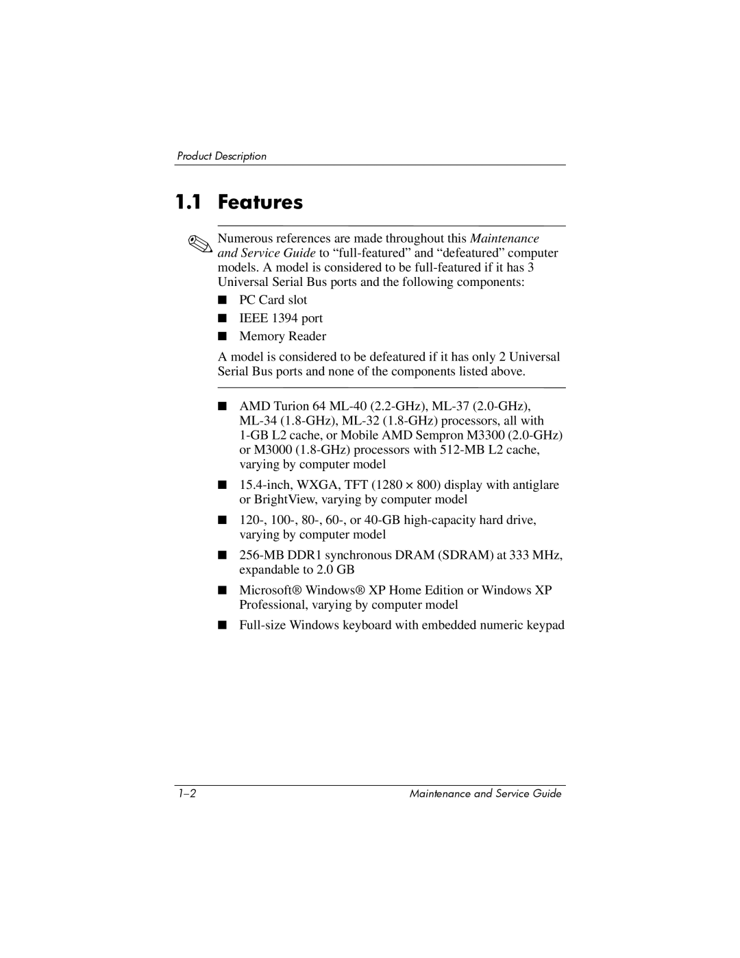 Compaq 407511-002 manual Features 