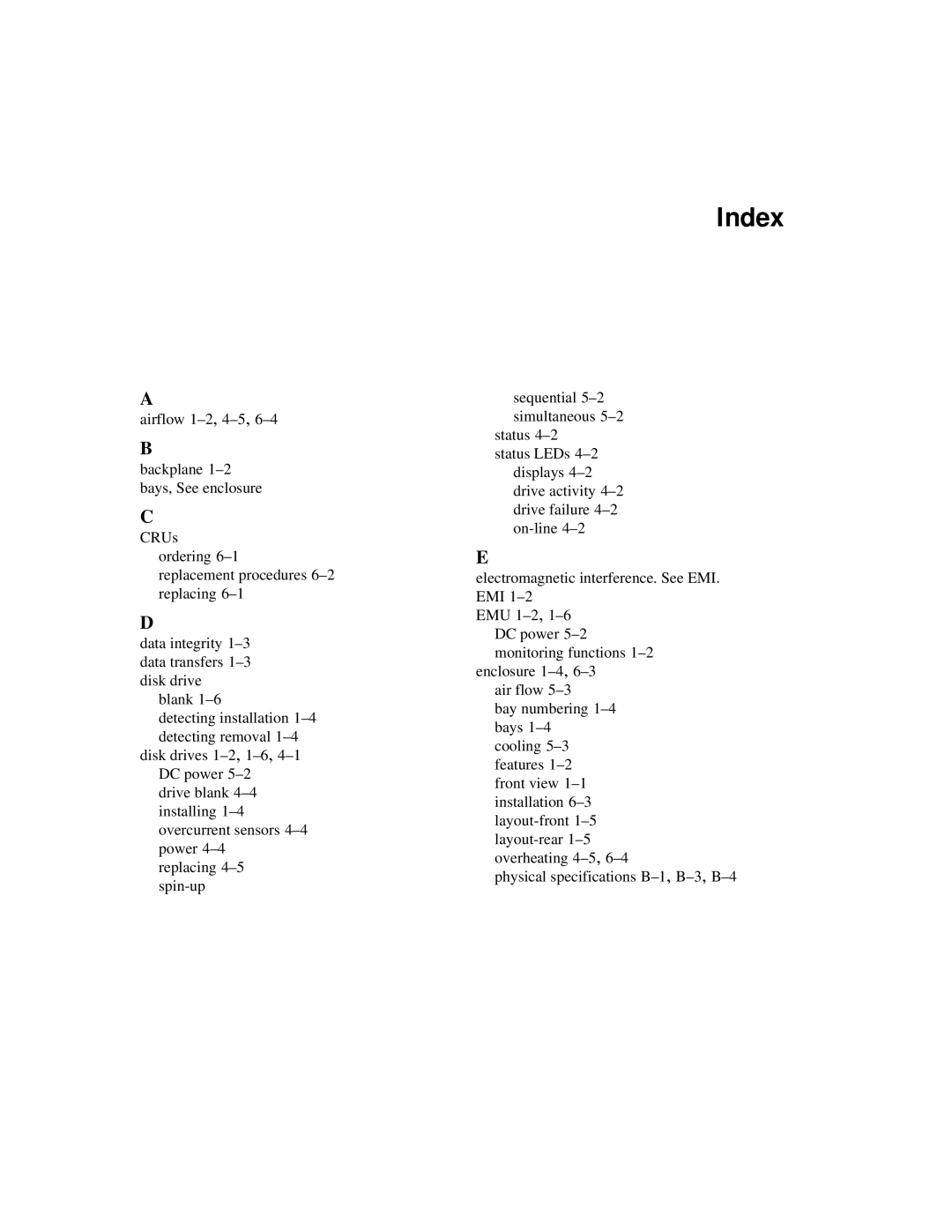 Compaq 4200 Family manual Index 