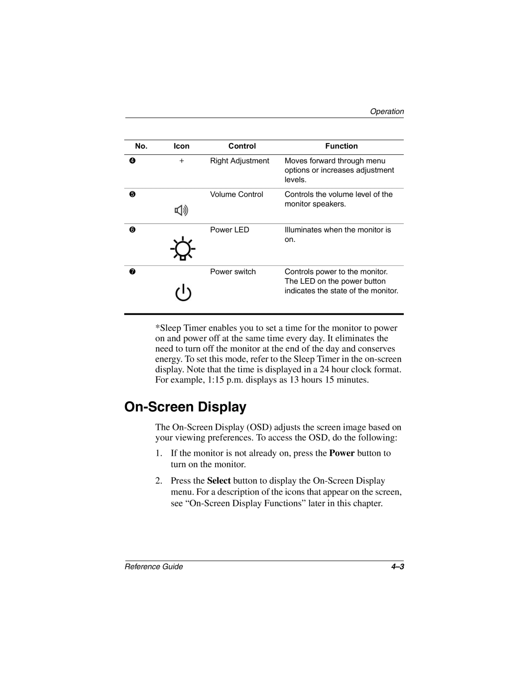 Compaq 5017 manual On-Screen Display 