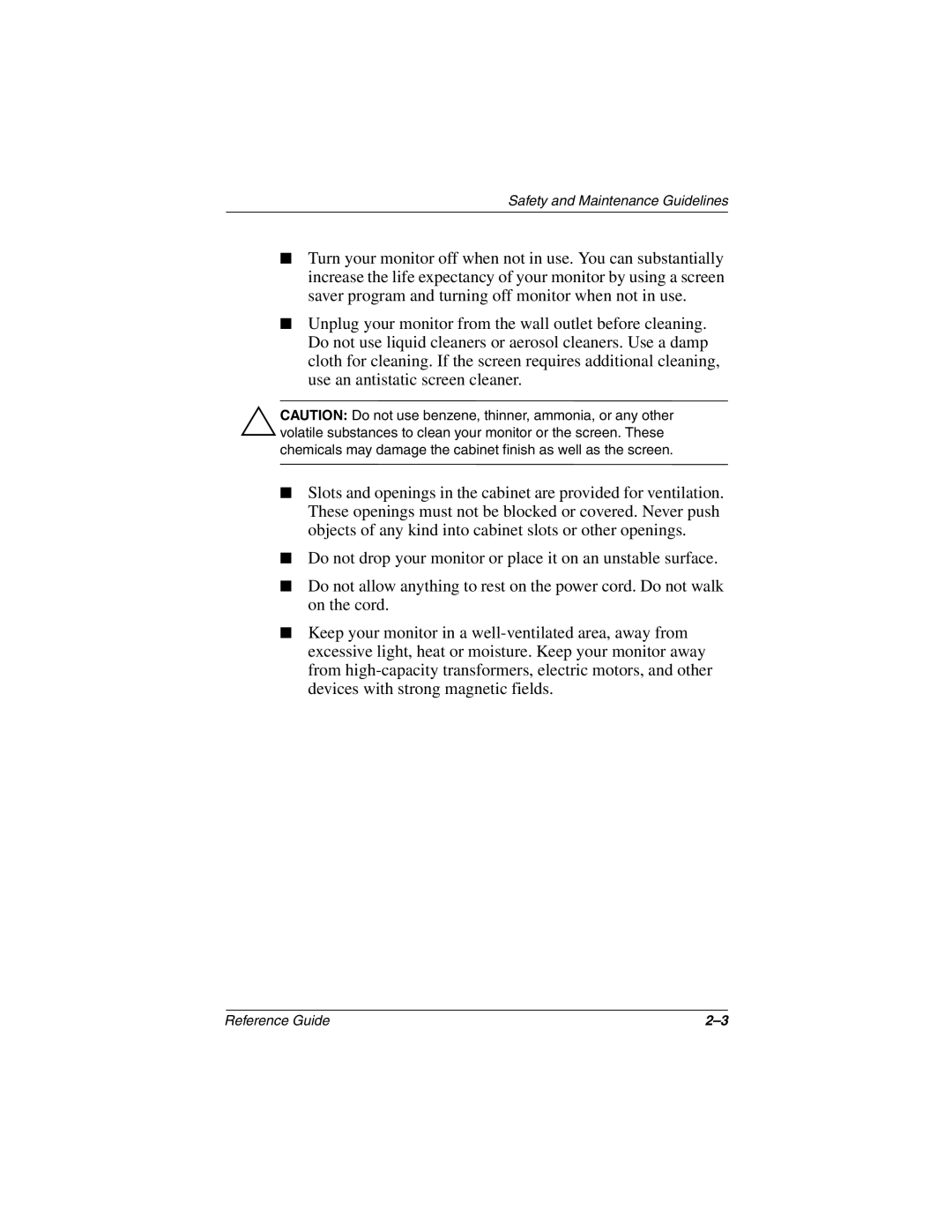 Compaq 5017 manual Reference Guide 