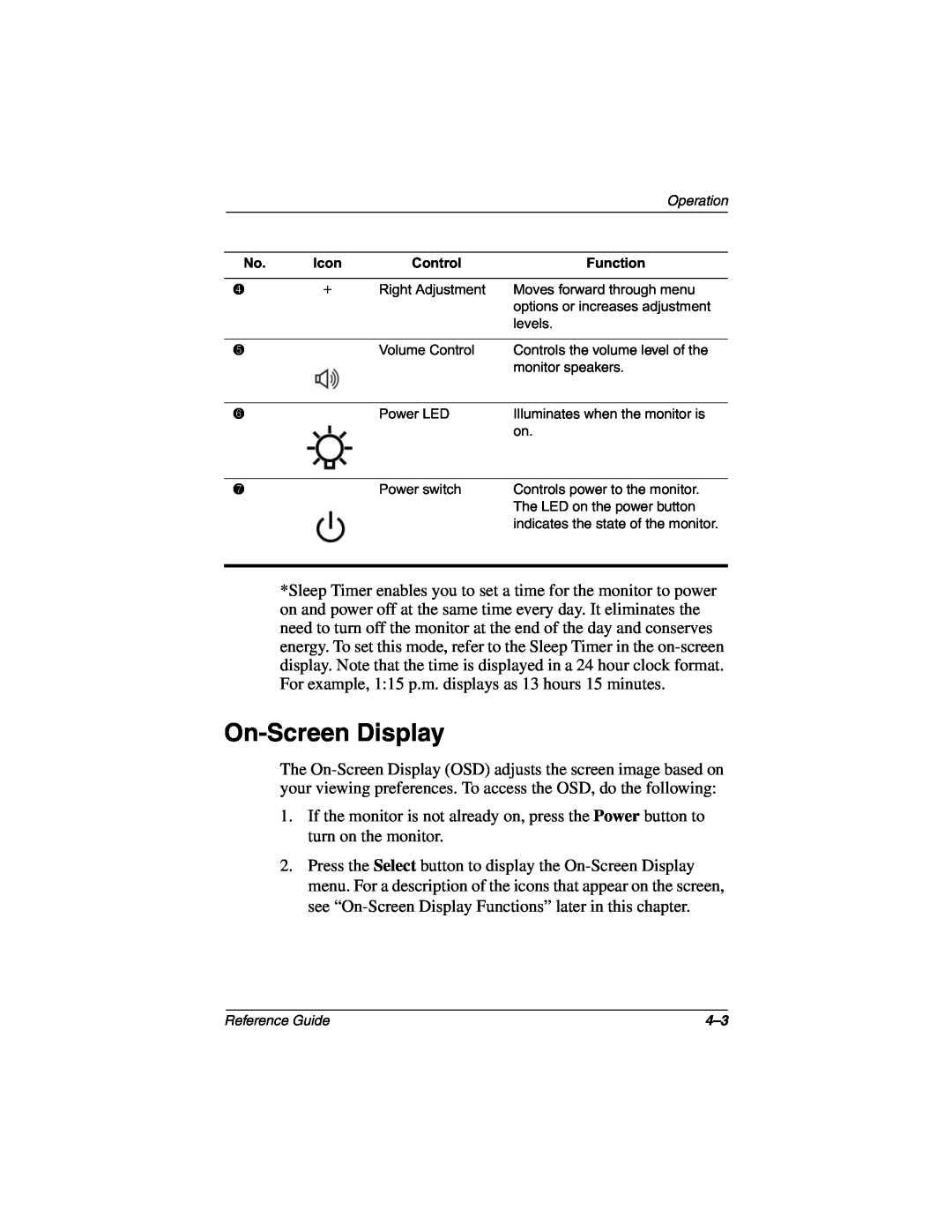 Compaq 5017 manual On-Screen Display 