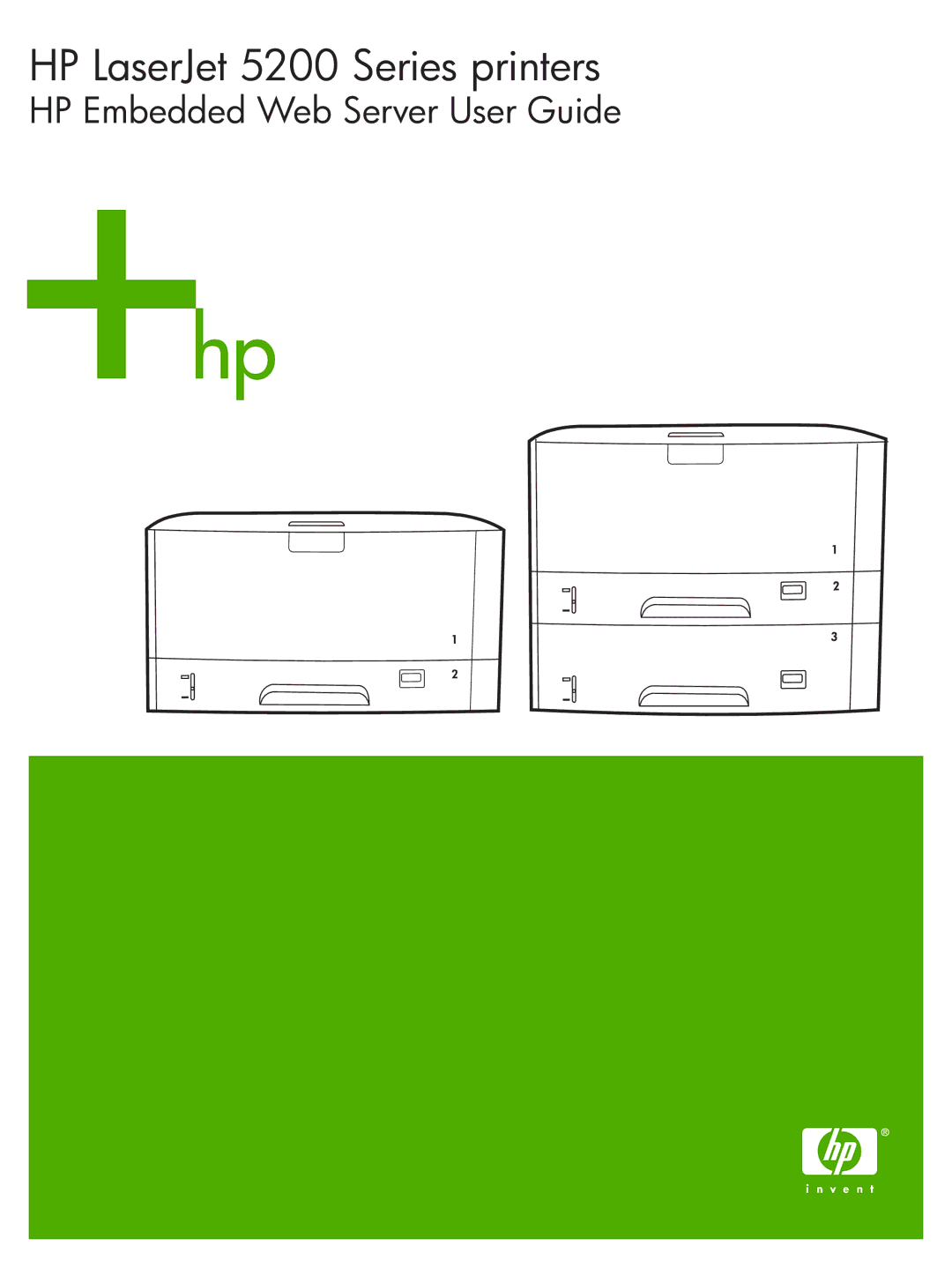 Compaq manual HP LaserJet 5200 Series printers 