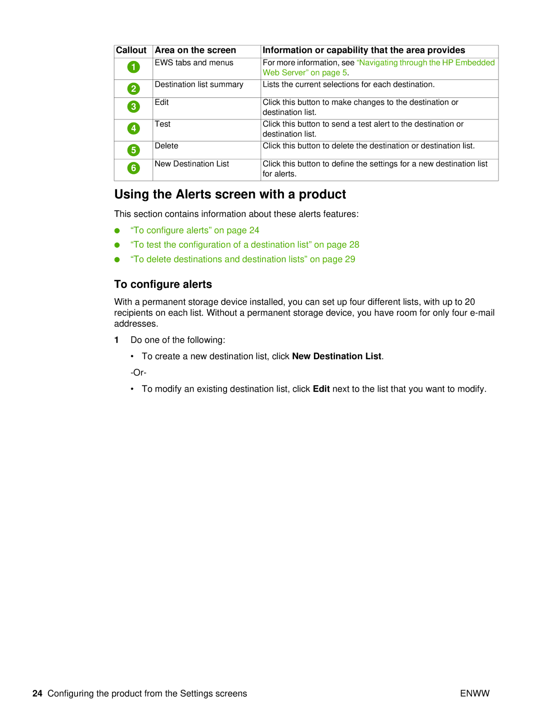 Compaq 5200 manual Using the Alerts screen with a product, To configure alerts 