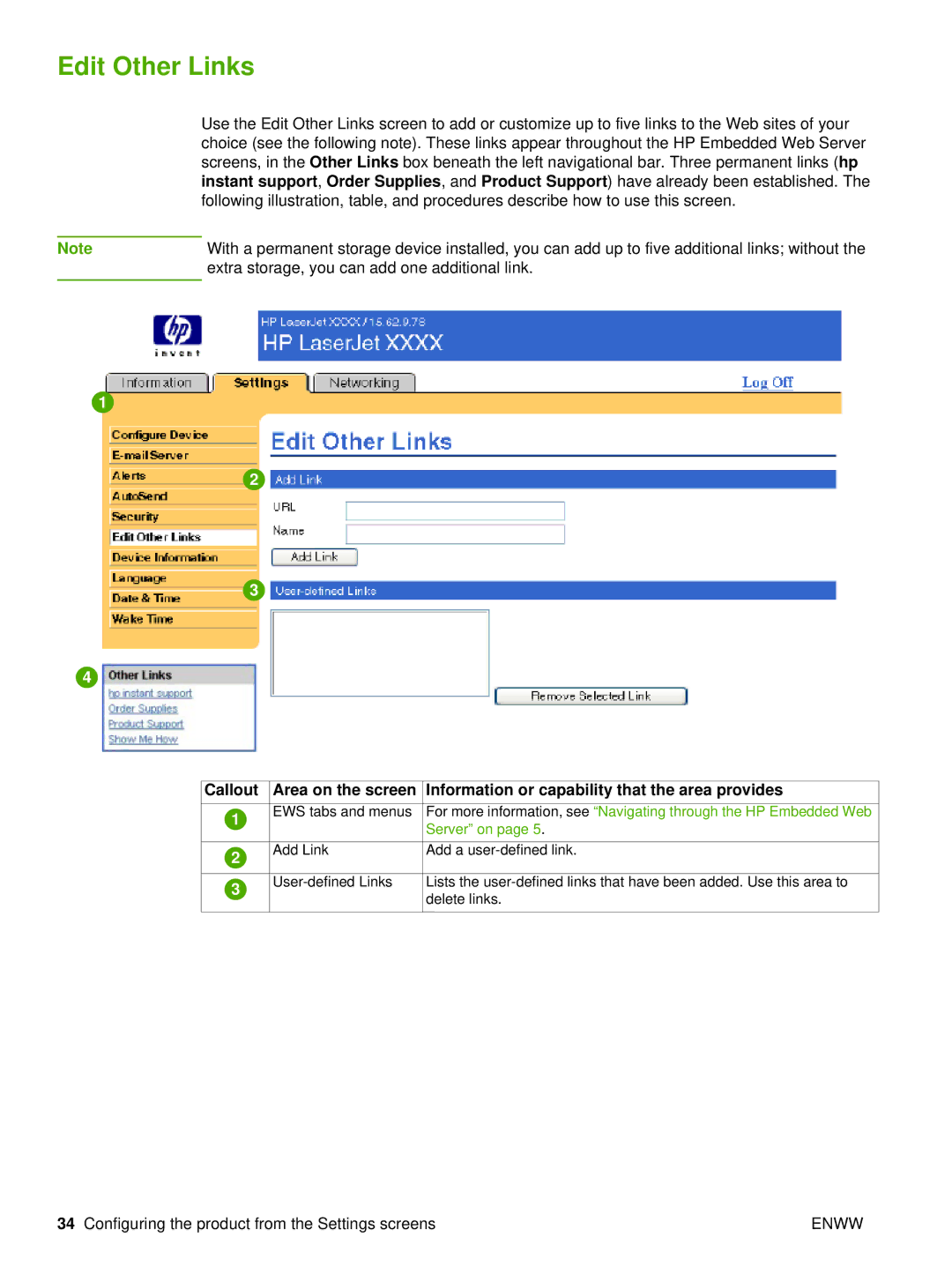 Compaq 5200 manual Edit Other Links 