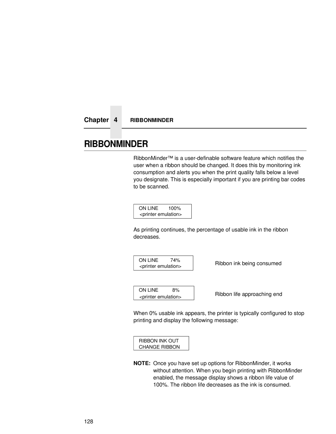 Compaq 5525B, 5532, 5531 user manual Ribbonminder 