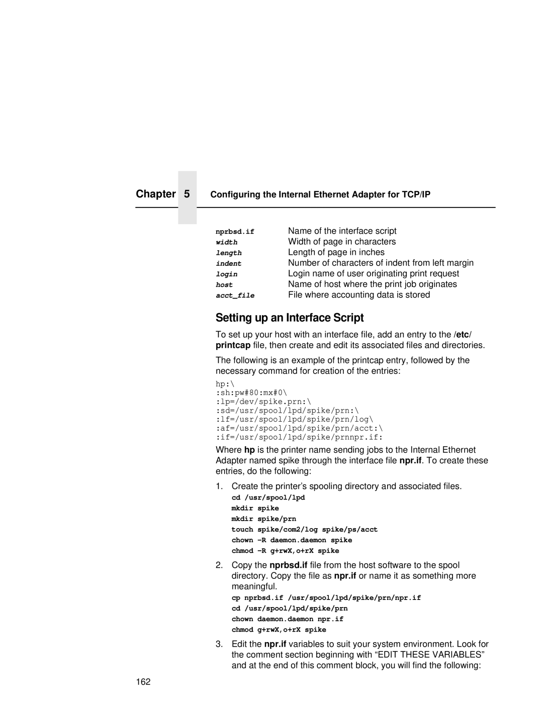 Compaq 5532, 5531, 5525B user manual Setting up an Interface Script 