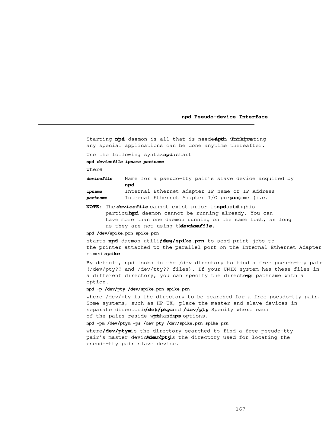 Compaq 5525B, 5532, 5531 user manual Npd Pseudo-device Interface 