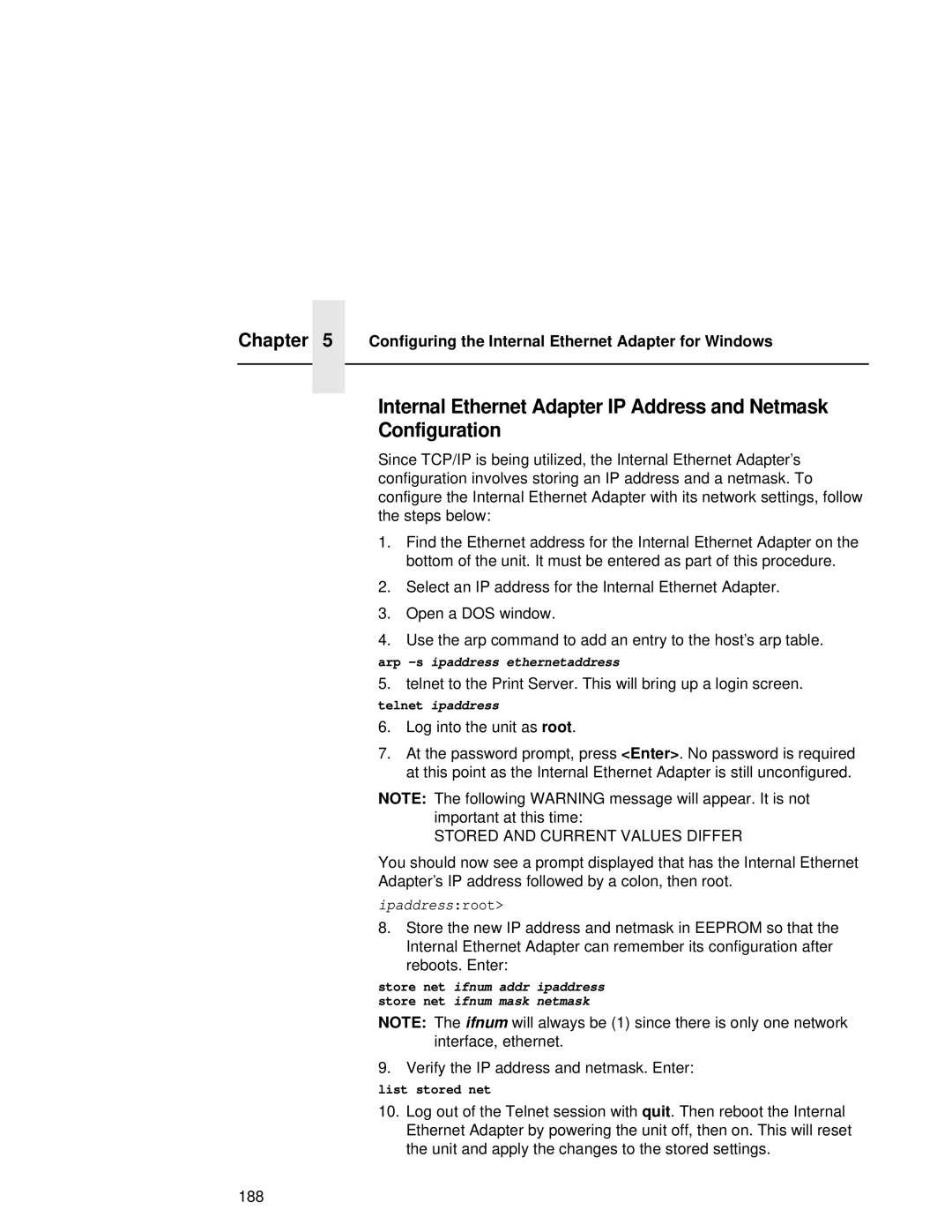 Compaq 5525B, 5532, 5531 user manual Verify the IP address and netmask. Enter 