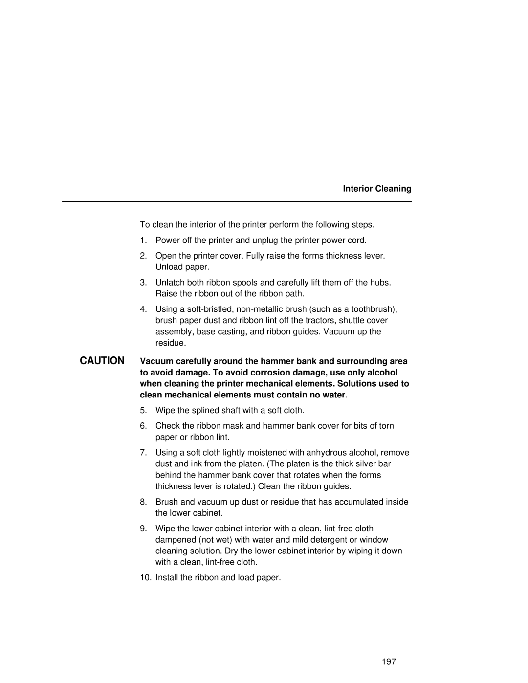 Compaq 5525B, 5532, 5531 user manual Interior Cleaning 