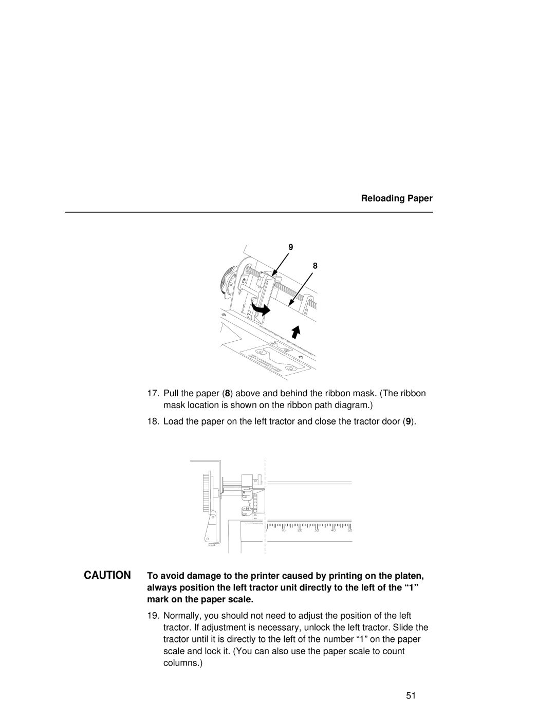 Compaq 5532, 5531, 5525B user manual Reloading Paper 