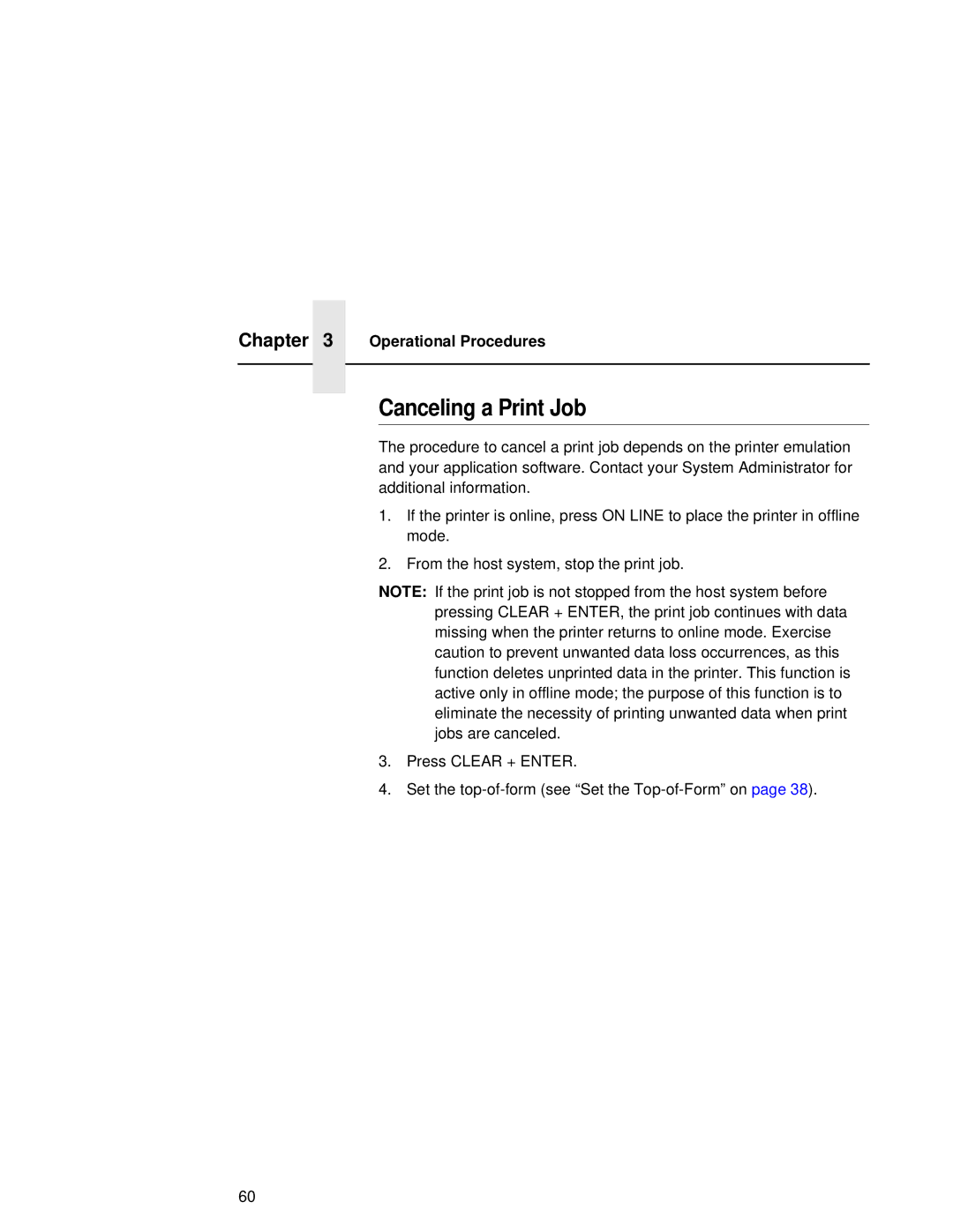 Compaq 5532, 5531, 5525B user manual Canceling a Print Job 