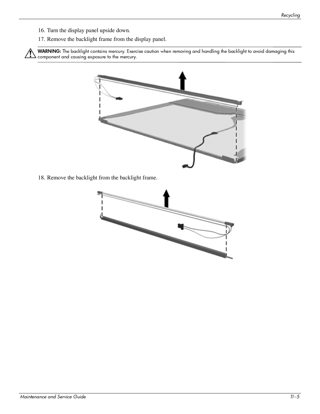 Compaq 615 manual Maintenance and Service Guide 11-5 