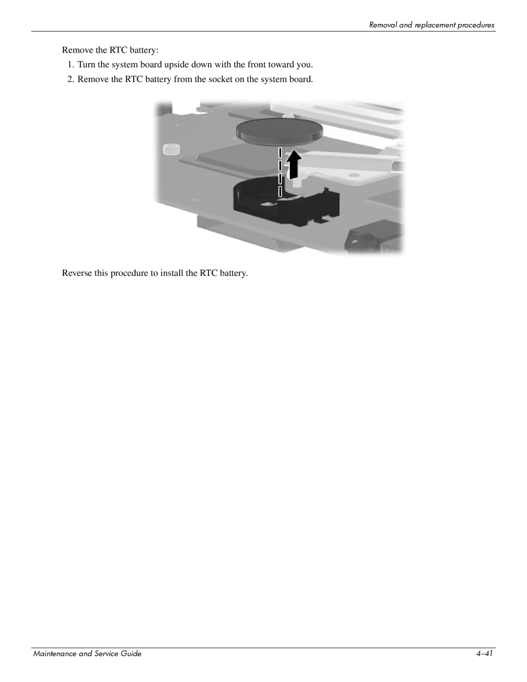 Compaq 615 manual Removal and replacement procedures 